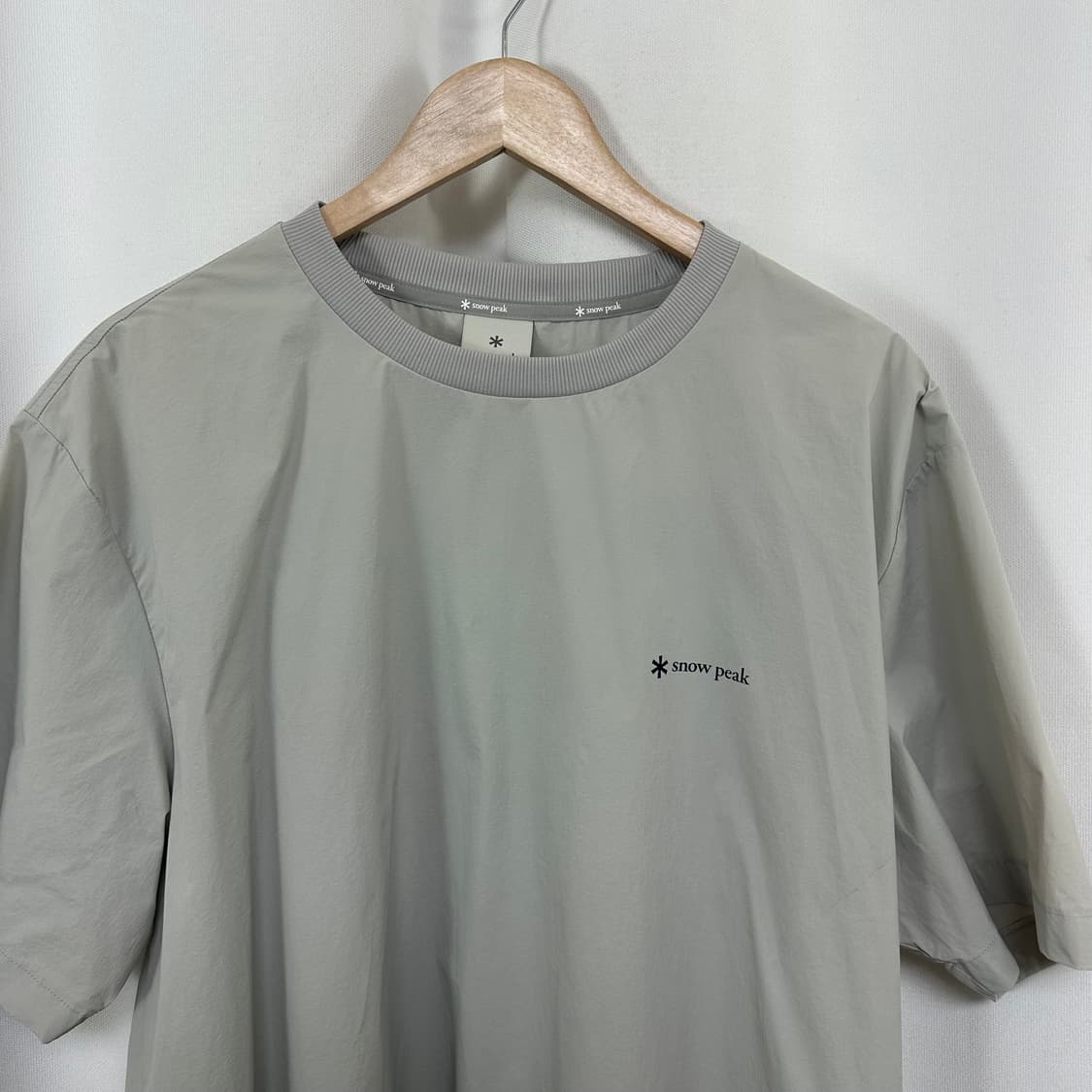 스노우피크 남자 얇은 스판 반팔티 빅사이즈 110   택사이즈 110 총 상품이미지2