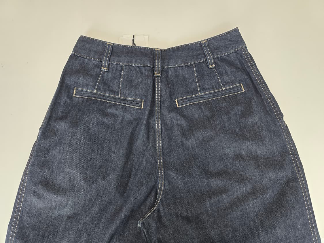 마리떼 프랑소와 저버 핀턱 생지 와이드 데님 팬츠 진청 26 상품이미지4