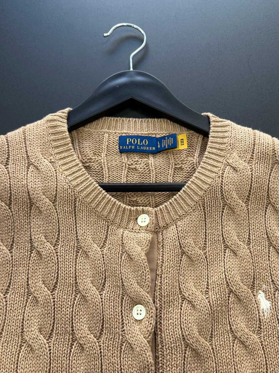 폴로랄프로렌 신형큐알텍 코튼 블랜드 가디건 상품이미지6