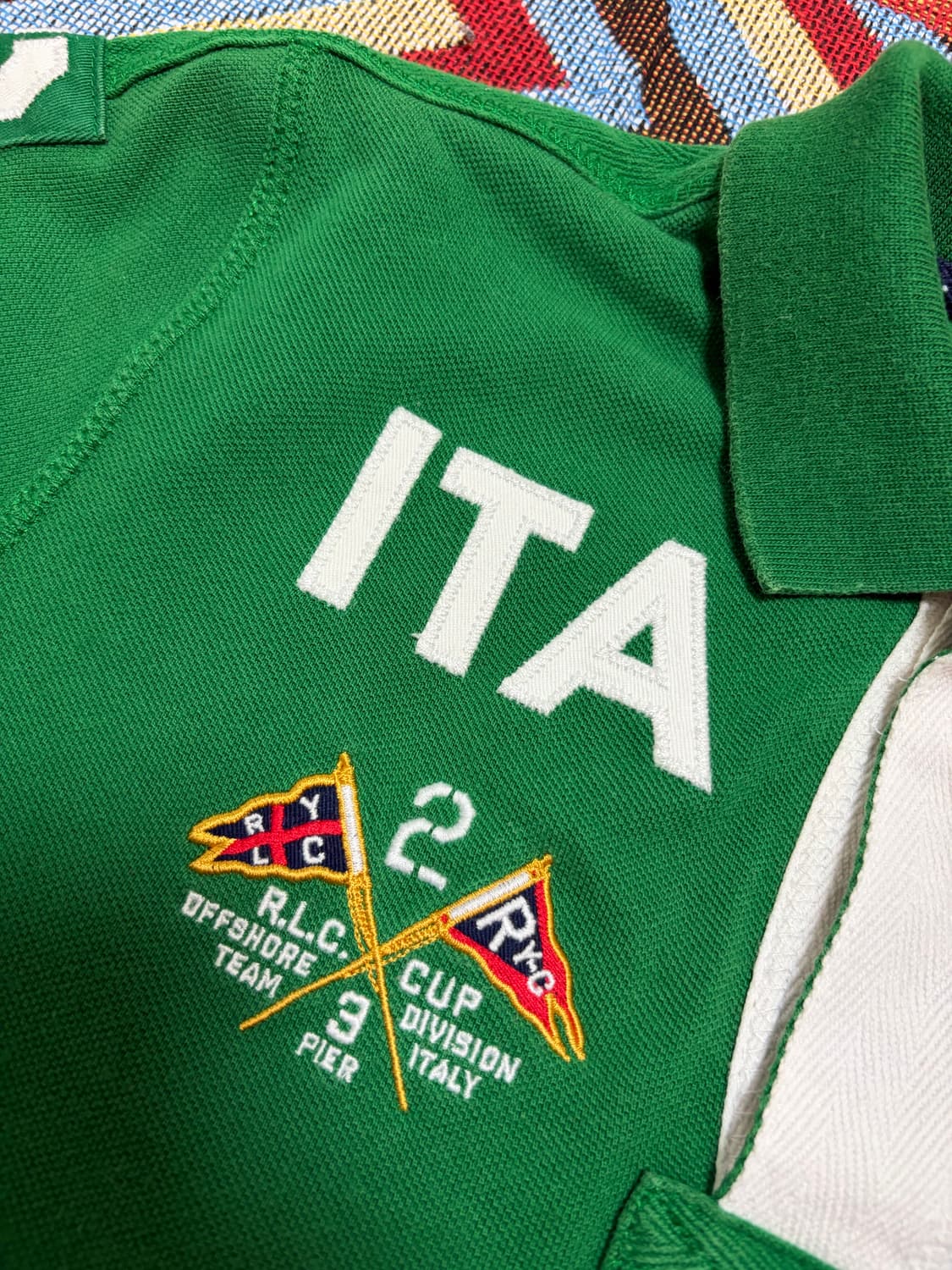 44-55) 폴로 랄프로렌 빅포니 이탈리아 카라티 치프키프 상품이미지3