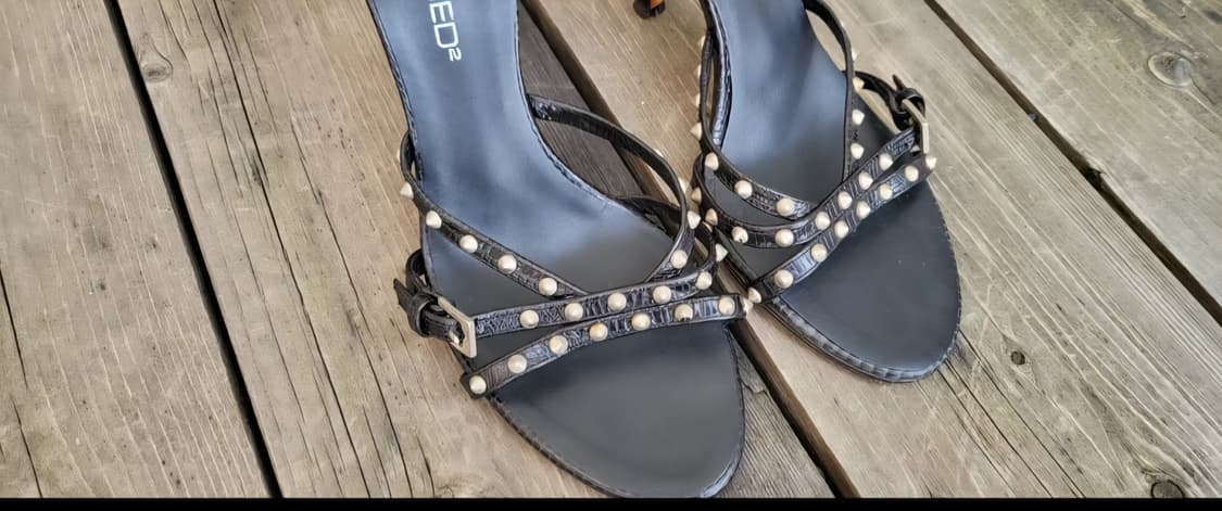 DSQUARED2 리얼가죽 스터드 힐 36 상품이미지4