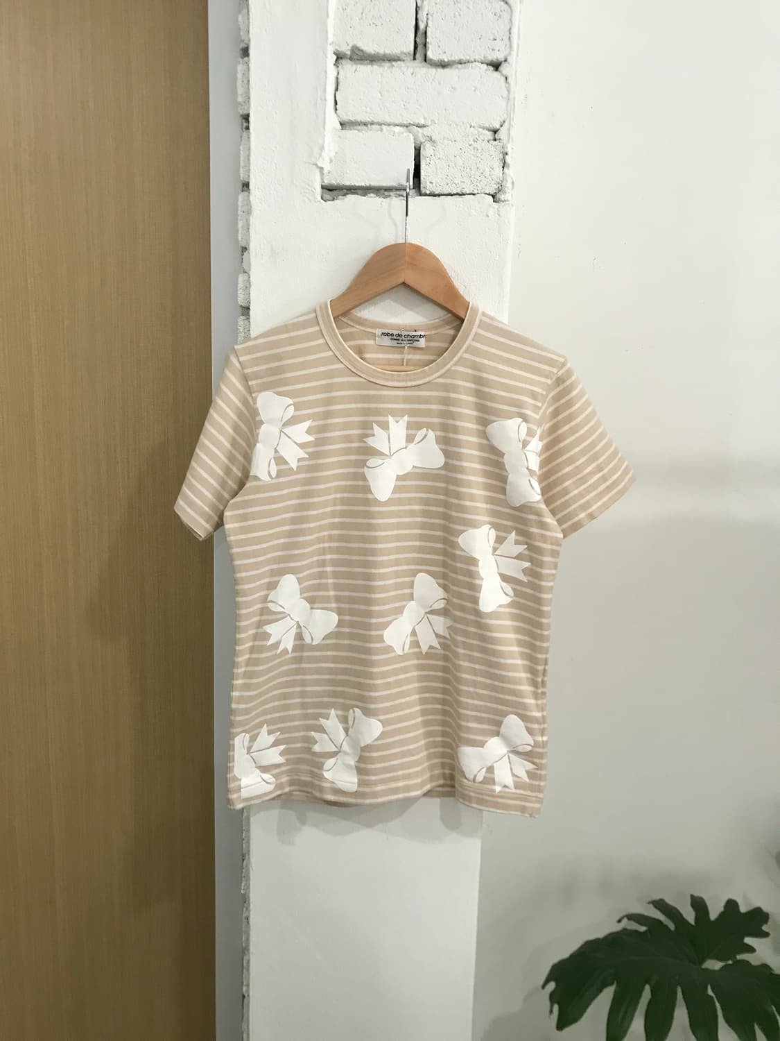 꼼데가르송 리본 반팔 상품이미지2