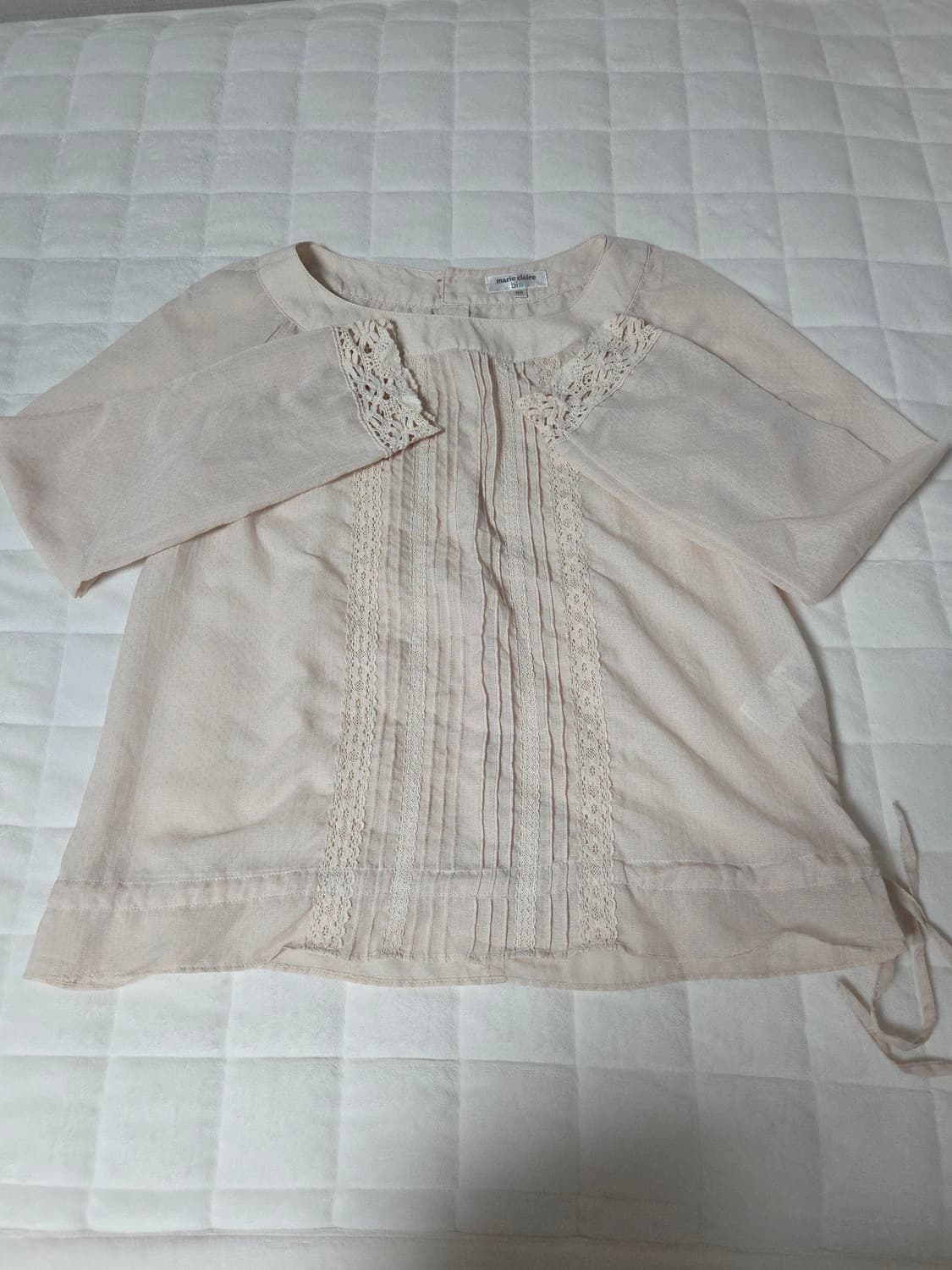 마리끌레르 모리 빈티지 레이어드 이너 블라우스 상품이미지3