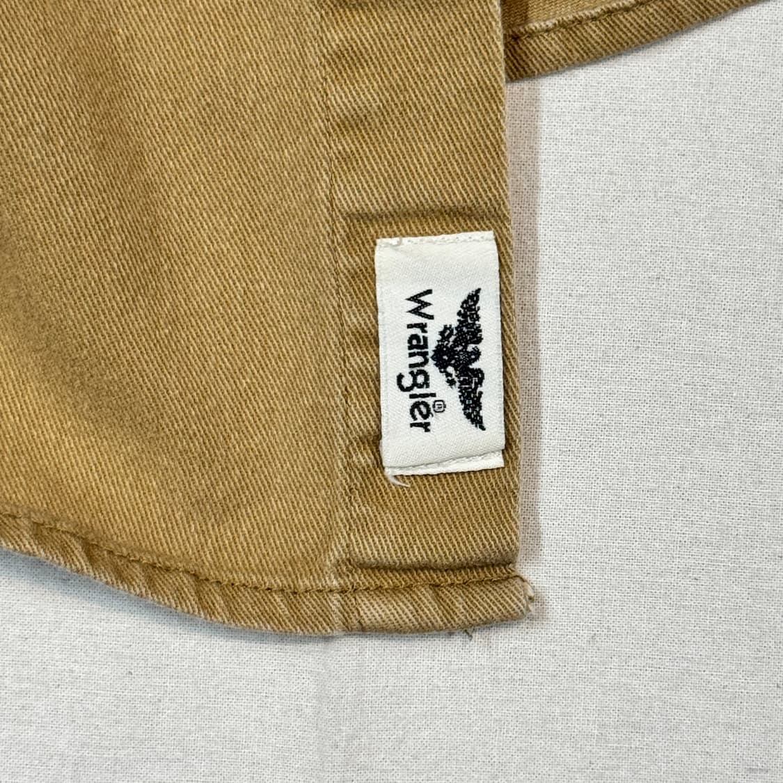 S) Wrangler 랭글러 투포켓 워크웨어 코튼 셔츠 브라운 W1 상품이미지5