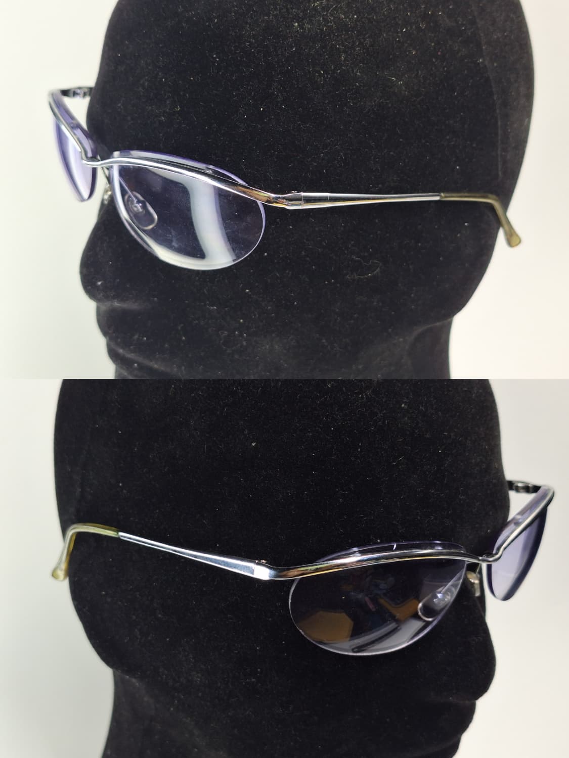 00s 일본 빈티지/실보 반무테 안경테 미니멀리즘 비즈니스 y2k 클래식 상품이미지8