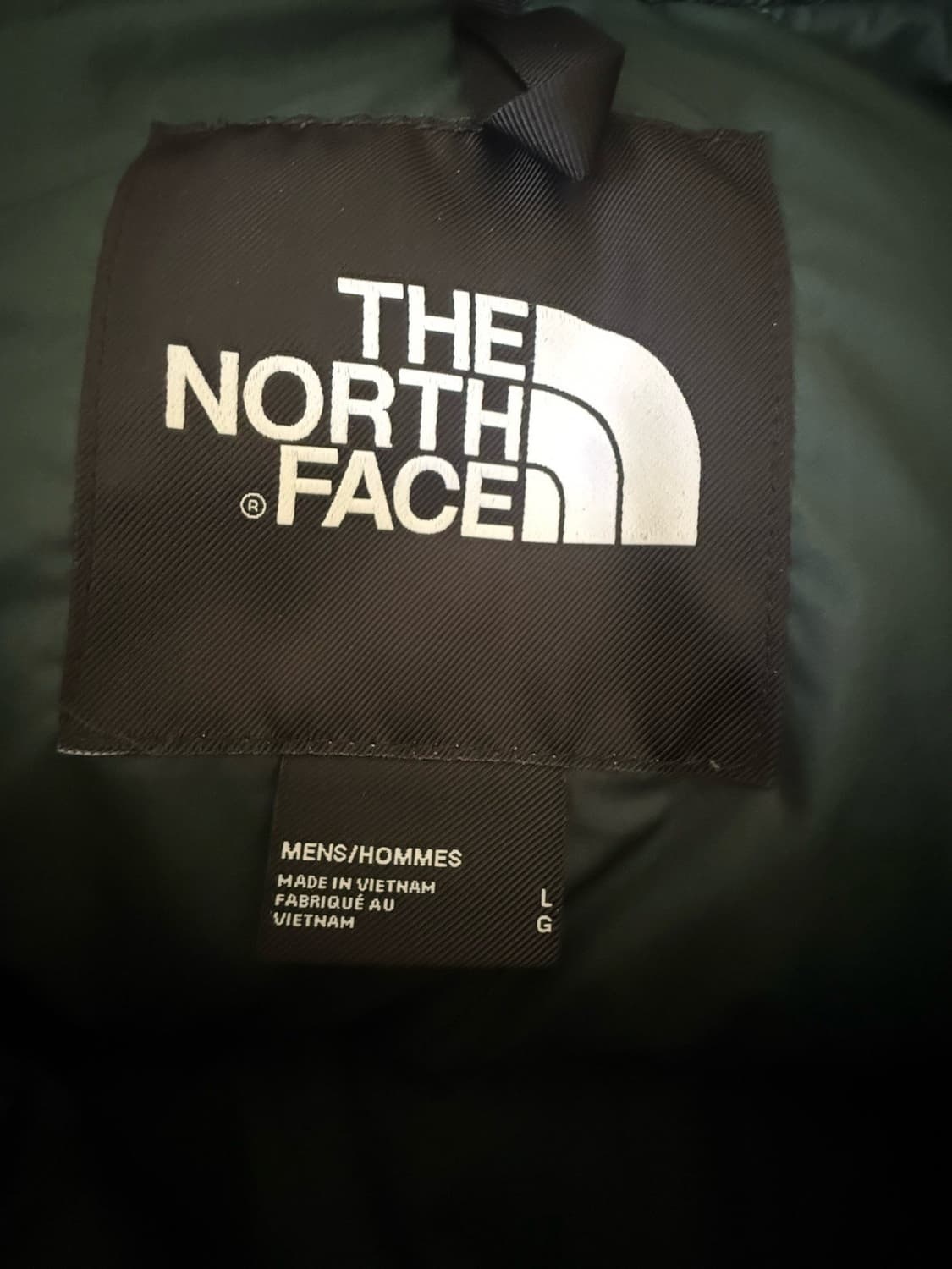 노스페이스 600 눕시 패딩 그린 네이비 후드 패딩 자켓 상품이미지6