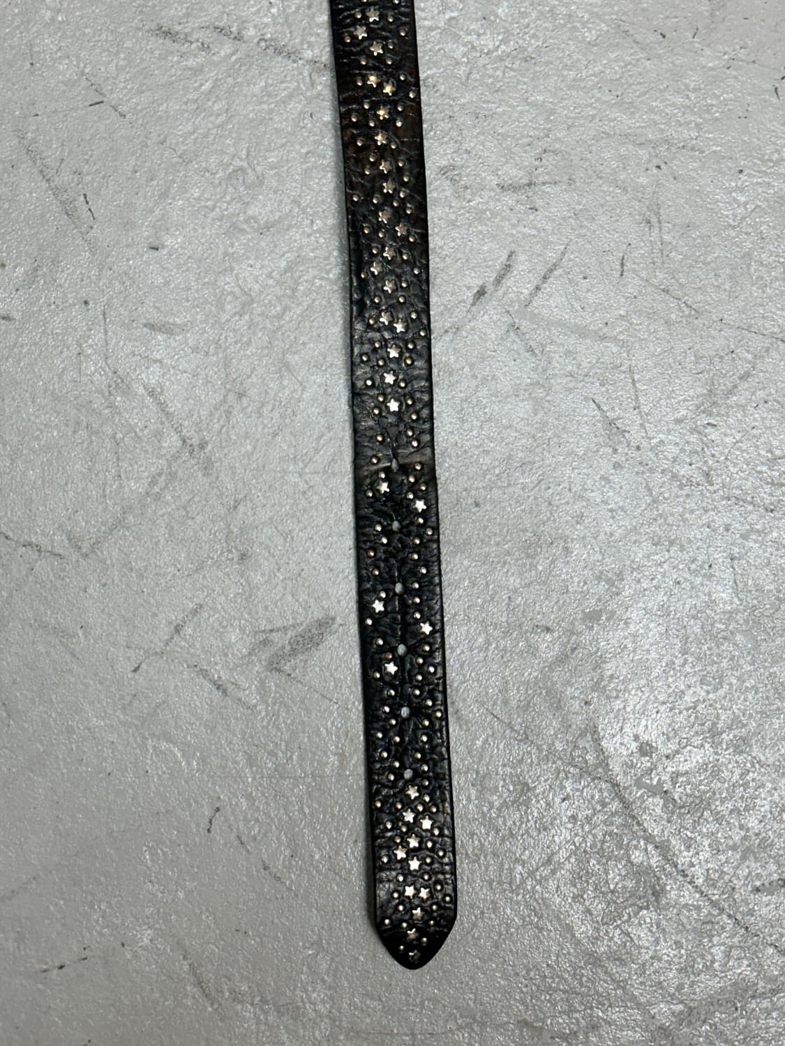 90's 레더 스터드 벨트 빈티지 웨스턴 벨트 상품이미지4