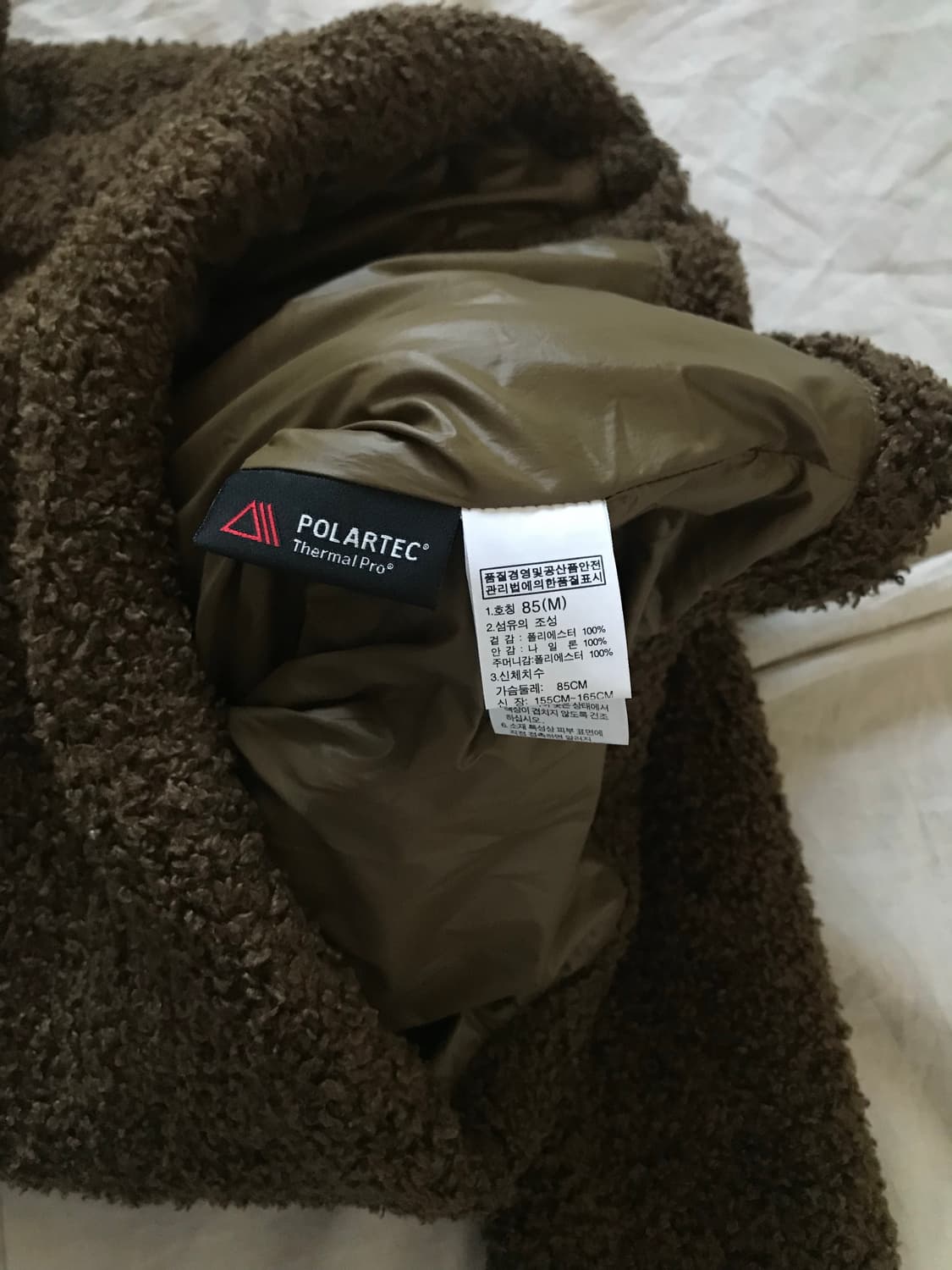 노스페이스 브라운 플리스집업 상품이미지8