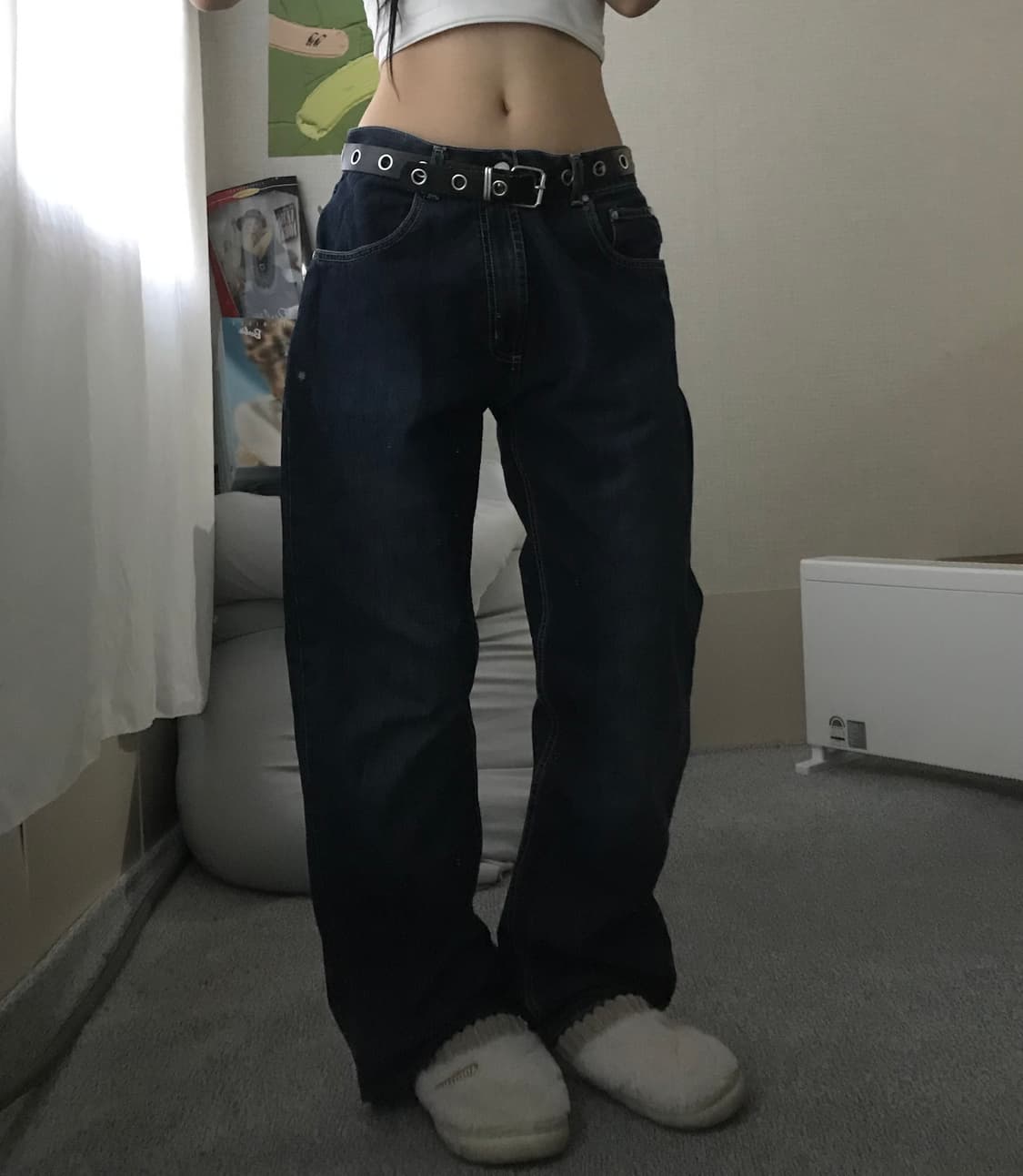 팀버랜드 와이드 데님팬츠 상품이미지4