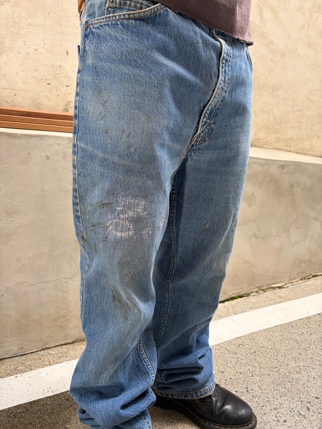 80’s Levi’s 517 USA denim repair pants 상품이미지3