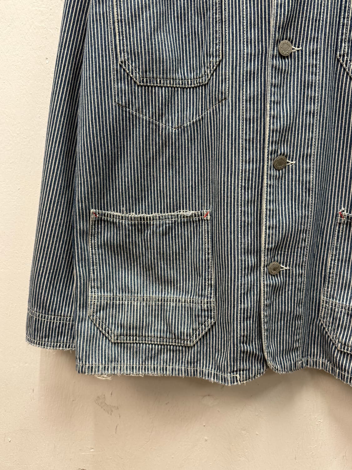 L) GLOBAL WORK Hickory Stripe Denim Chor 상품이미지3