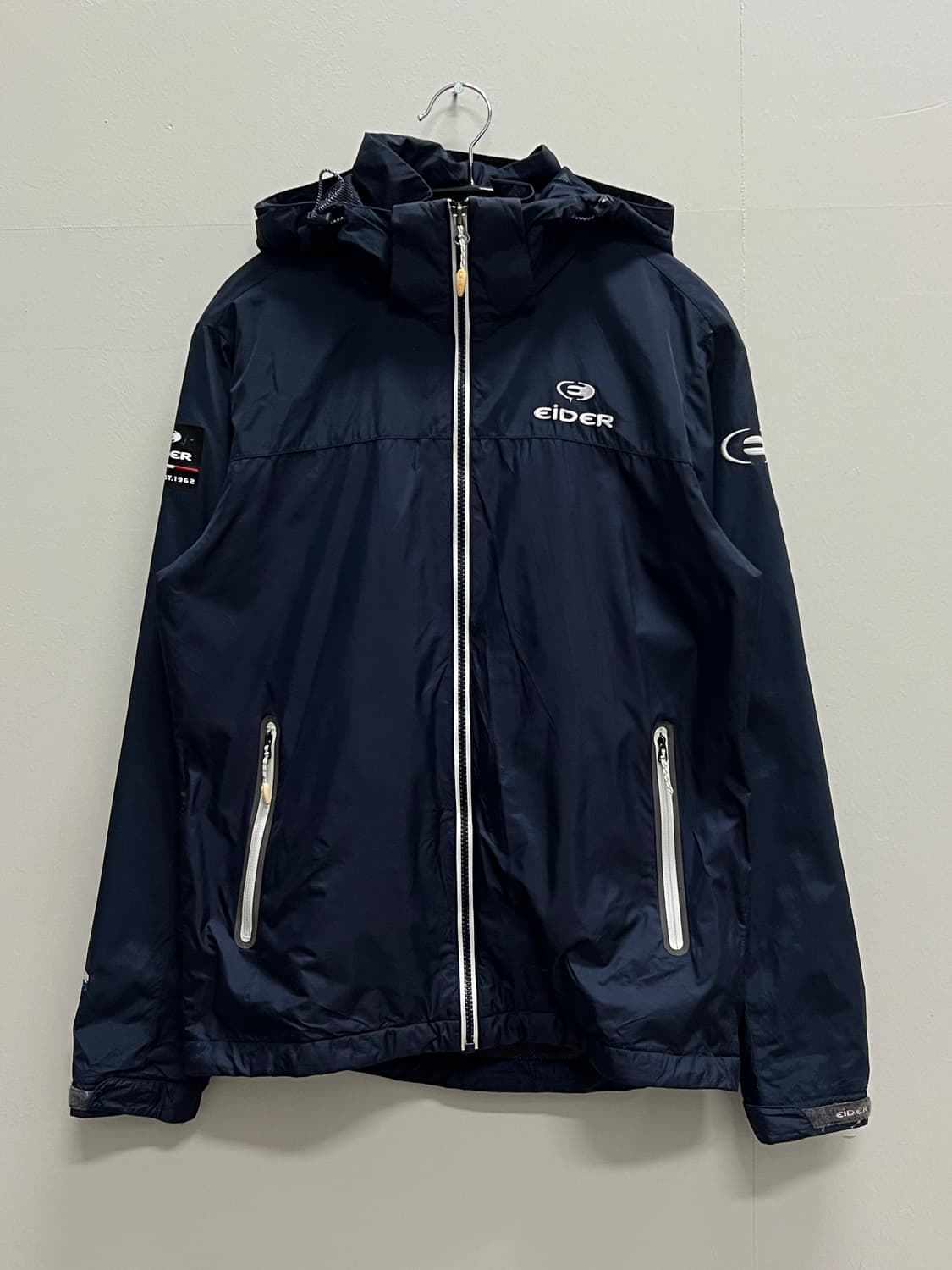 아이더 우븐 바람막이 네이비 상품이미지2