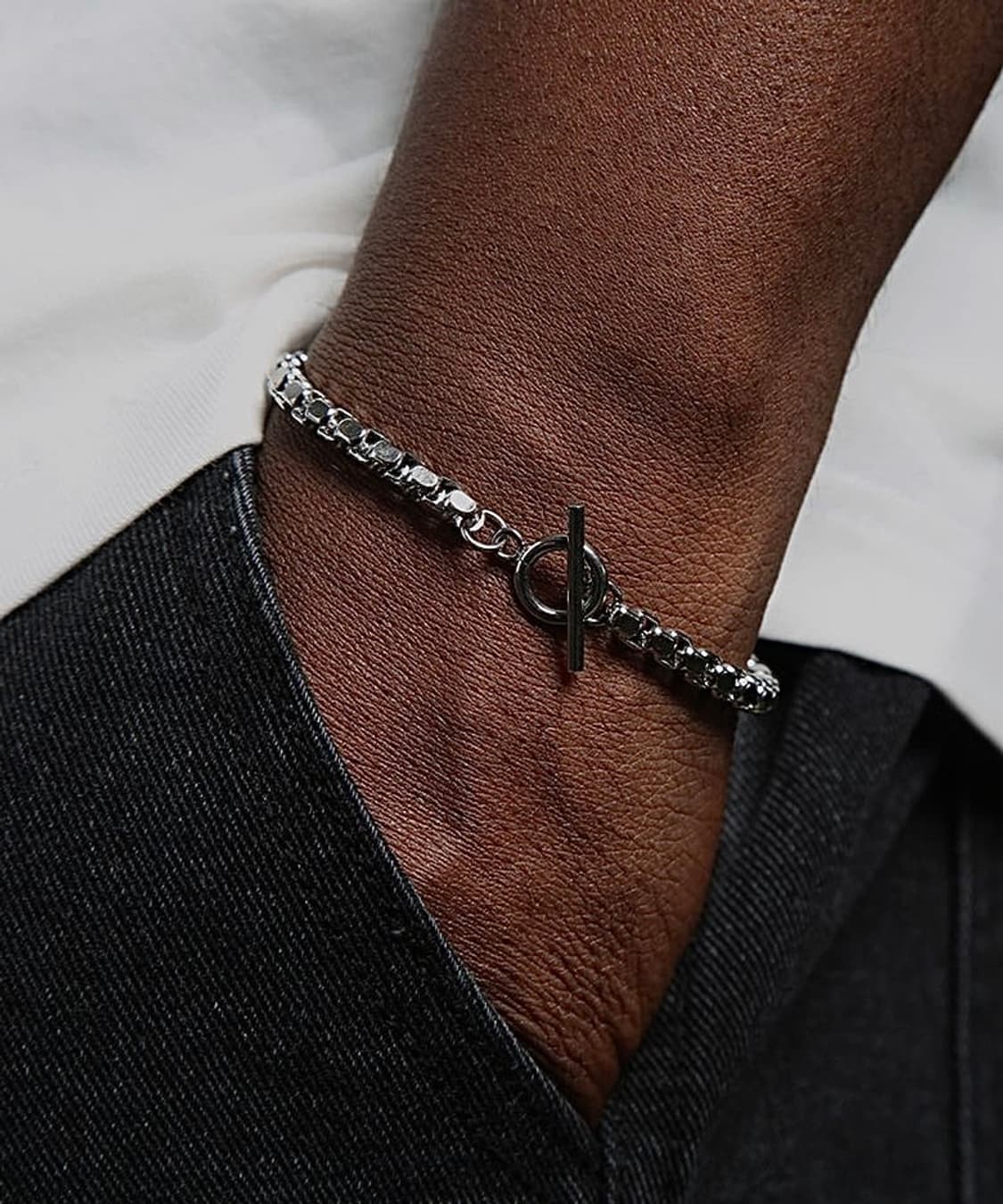 (1회착 택포가격) 벤테라 포스 체인 남성 팔찌 상품이미지1