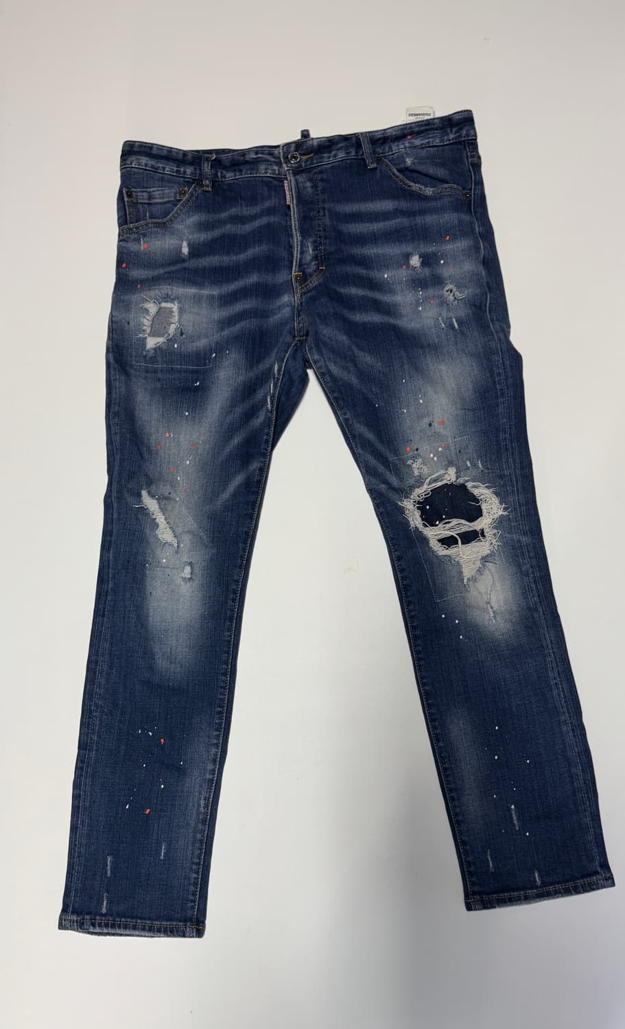 디스퀘어드2 페인트 워싱 버튼 데님팬츠 52 상품이미지1