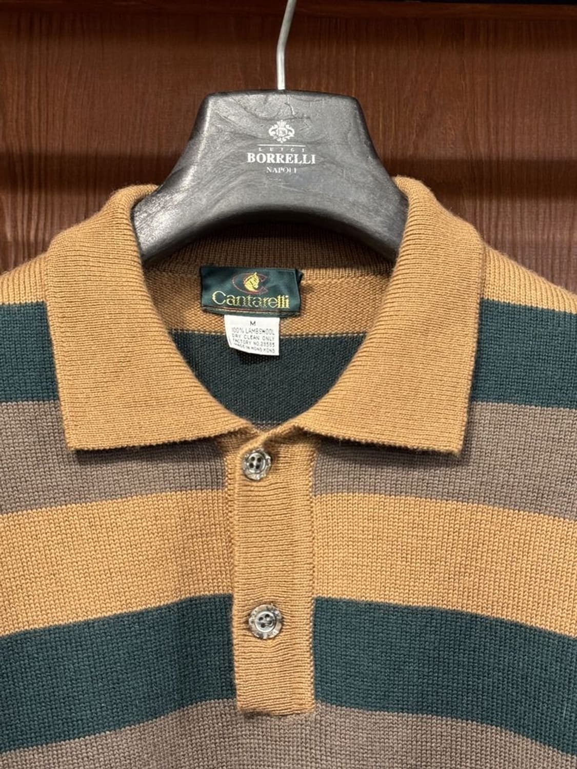 칸타렐리 램스울 폴로 니트 상품이미지3