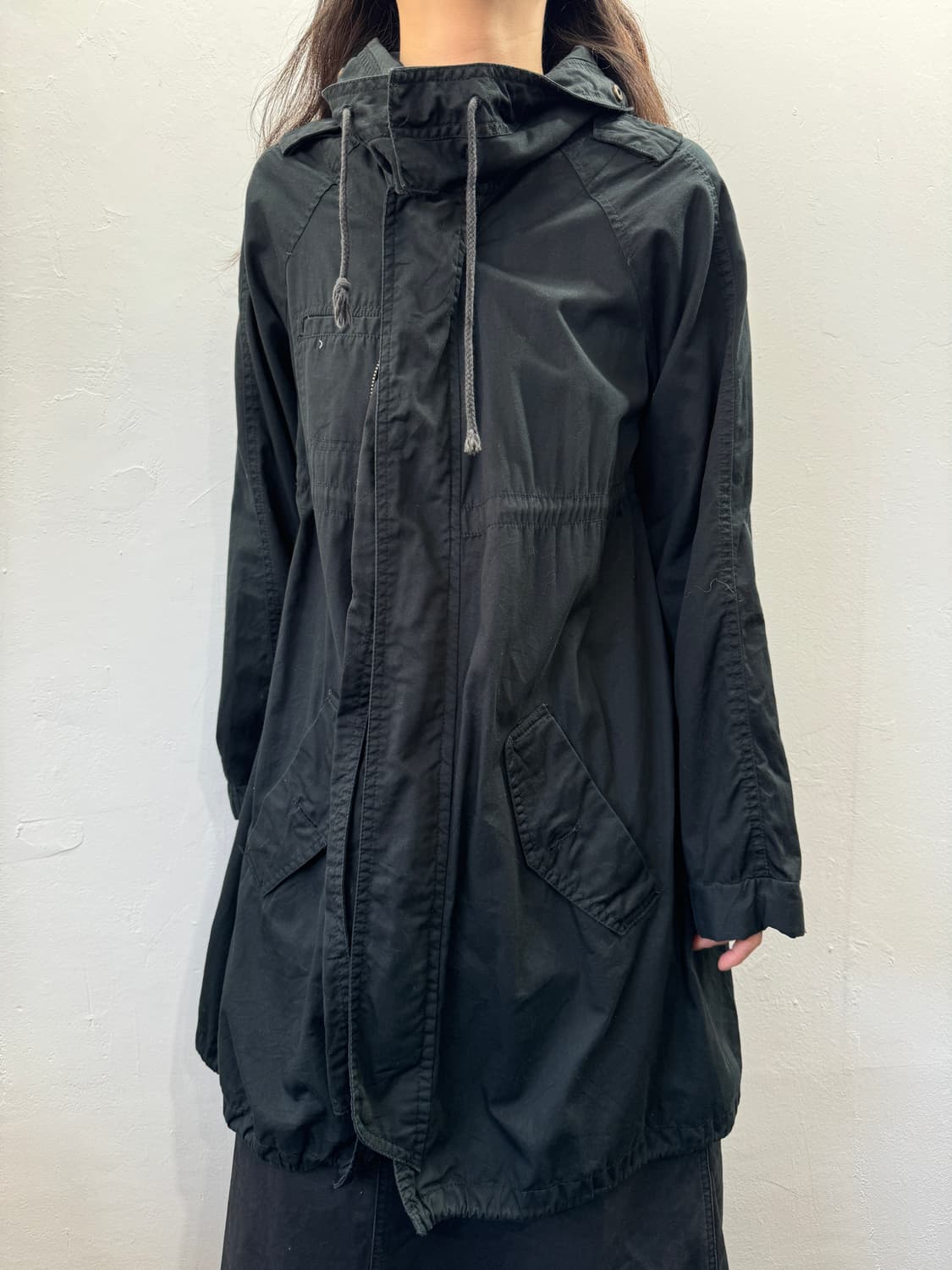 earth music&ecology cotton hood jacket 상품이미지6