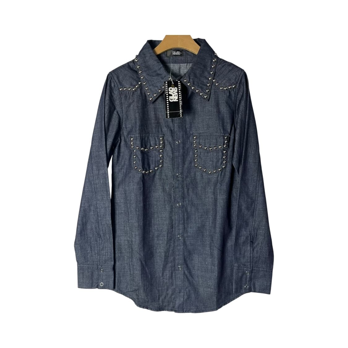 [GLAD NEWS] 글래드뉴스 스터드 웨스턴셔츠 (새상품) 상품이미지1