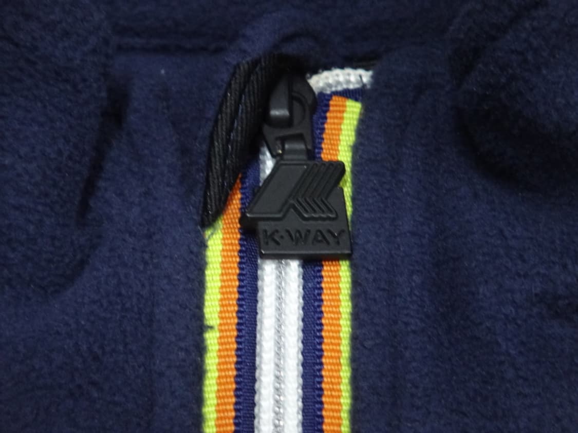 (M) 까웨 K WAY 르브레 공용 플리스 집업 네이비 상품이미지6