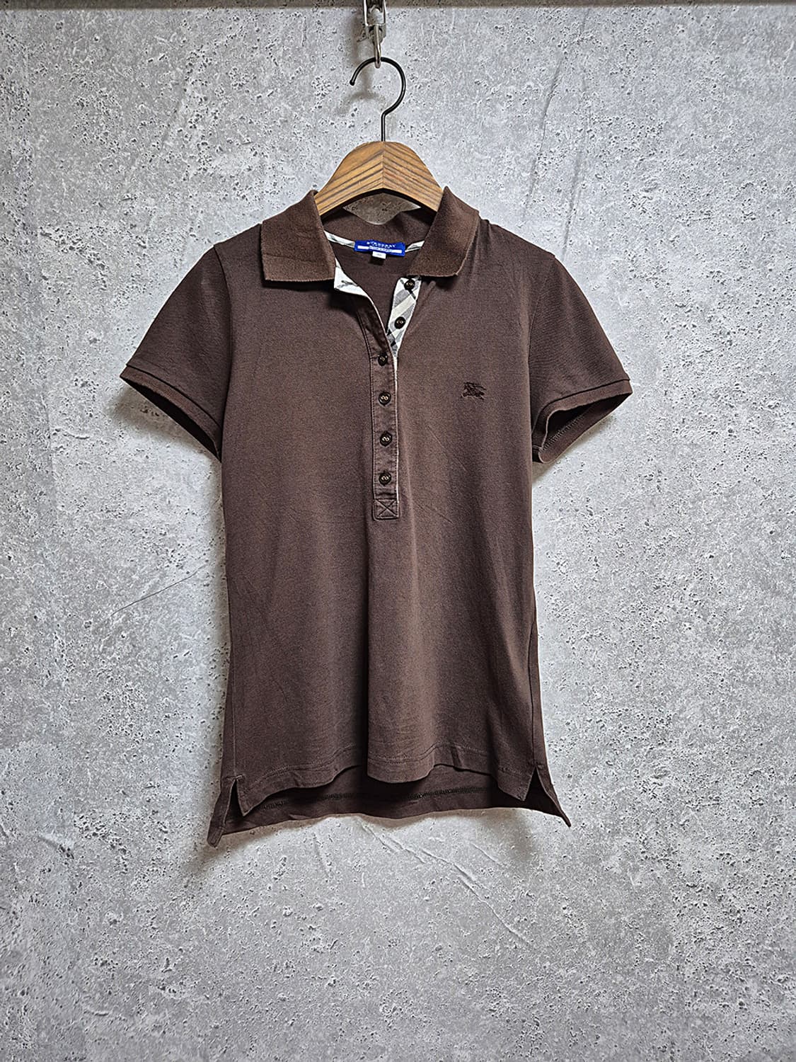 BURBERRY BLUE LABEL 버버리 반팔 카라티 상품이미지1