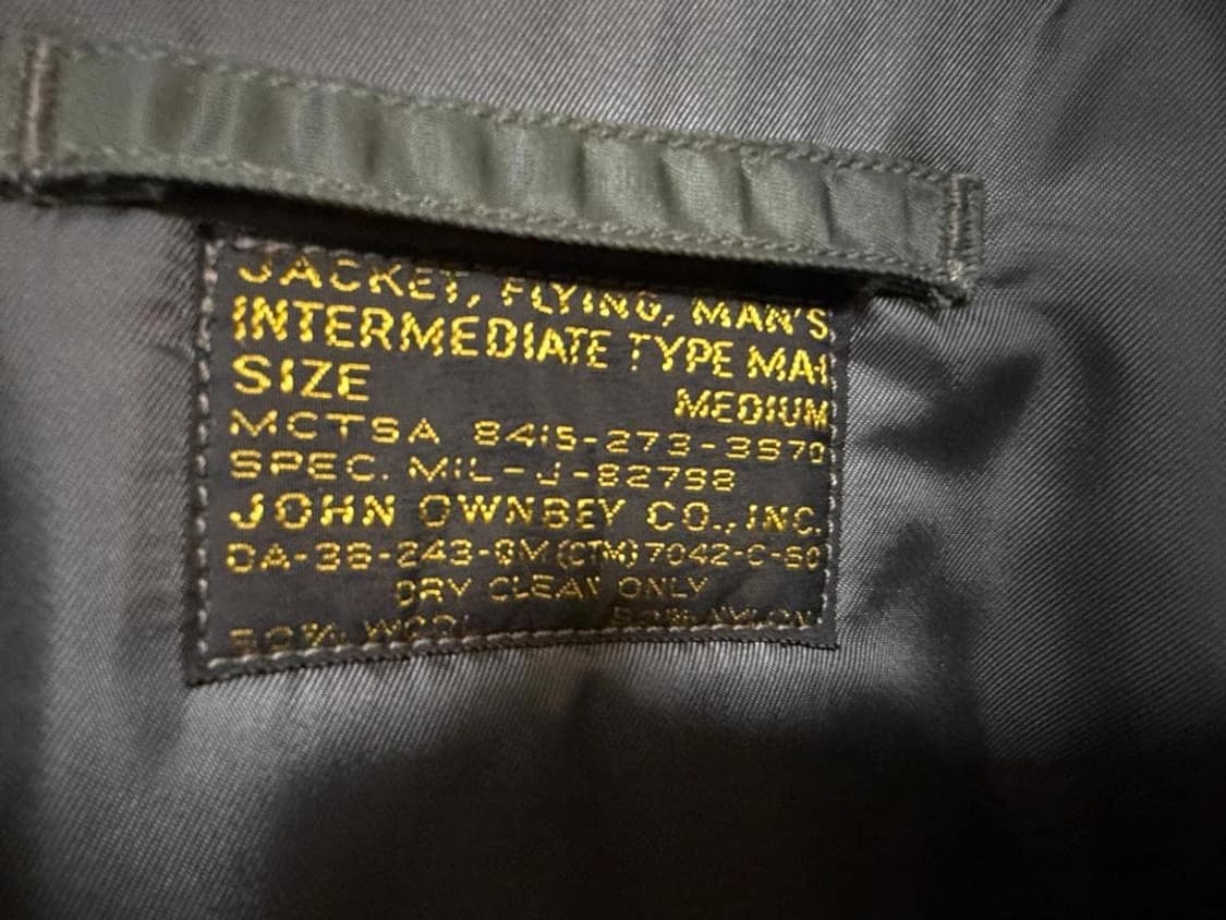 더 리얼 맥코이 MA-1 항공 재킷 상품이미지7