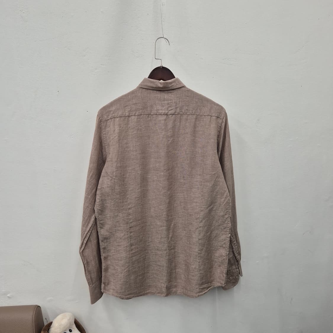 마시모두띠 린넨 포켓 디테일 셔츠 M 상품이미지4