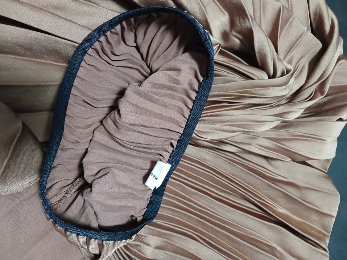 Cawaii 모카 주름 허리밴딩 스커트 상품이미지2