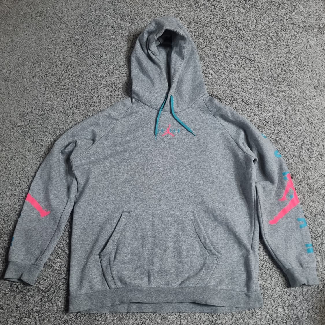나이키 조던 점프맨 회색 후드 티셔츠 xl 110 빅사이즈 빈티지 상품이미지1