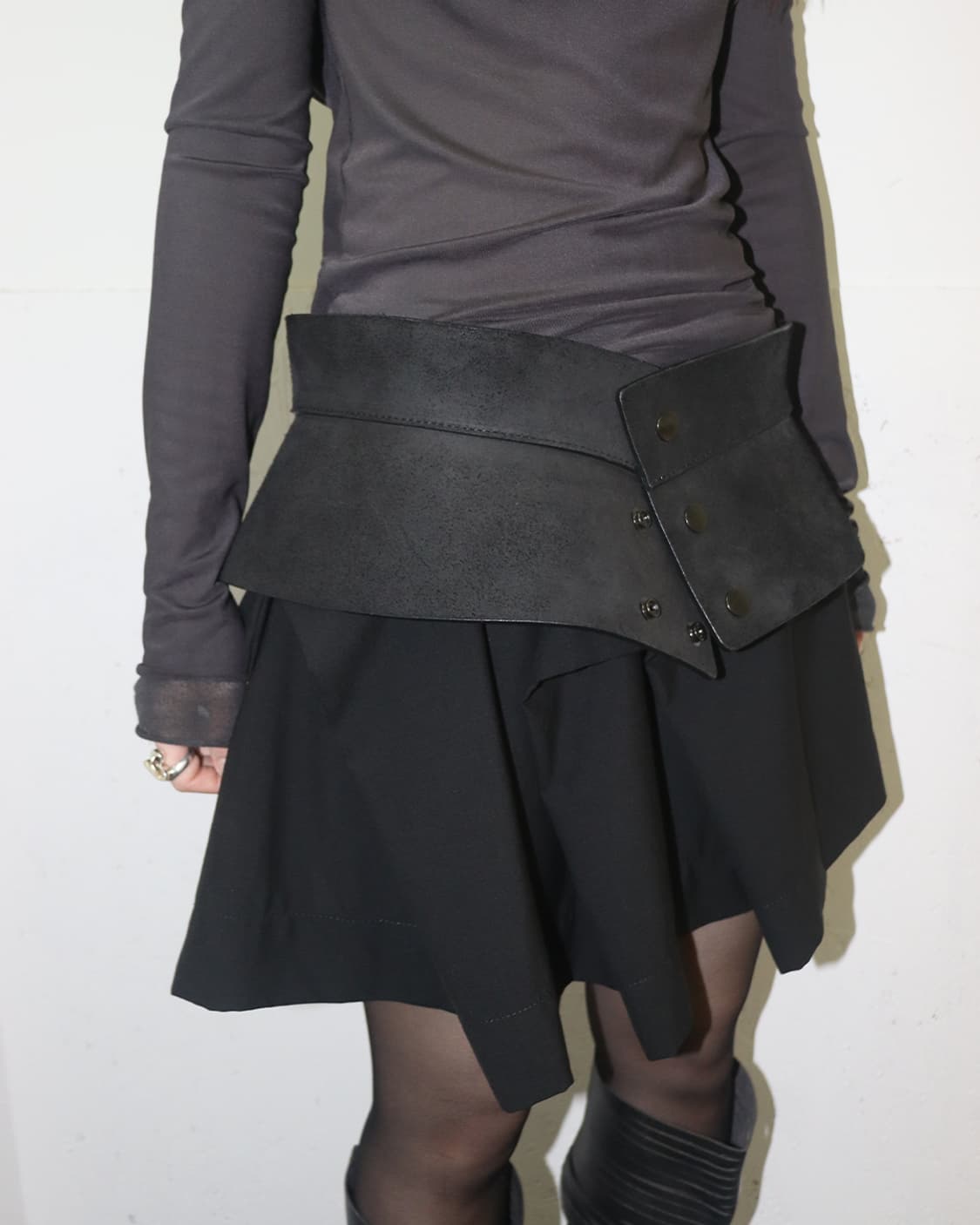 릭 오웬스 10AW “GLEAM” 레더 힙 벨트 상품이미지1