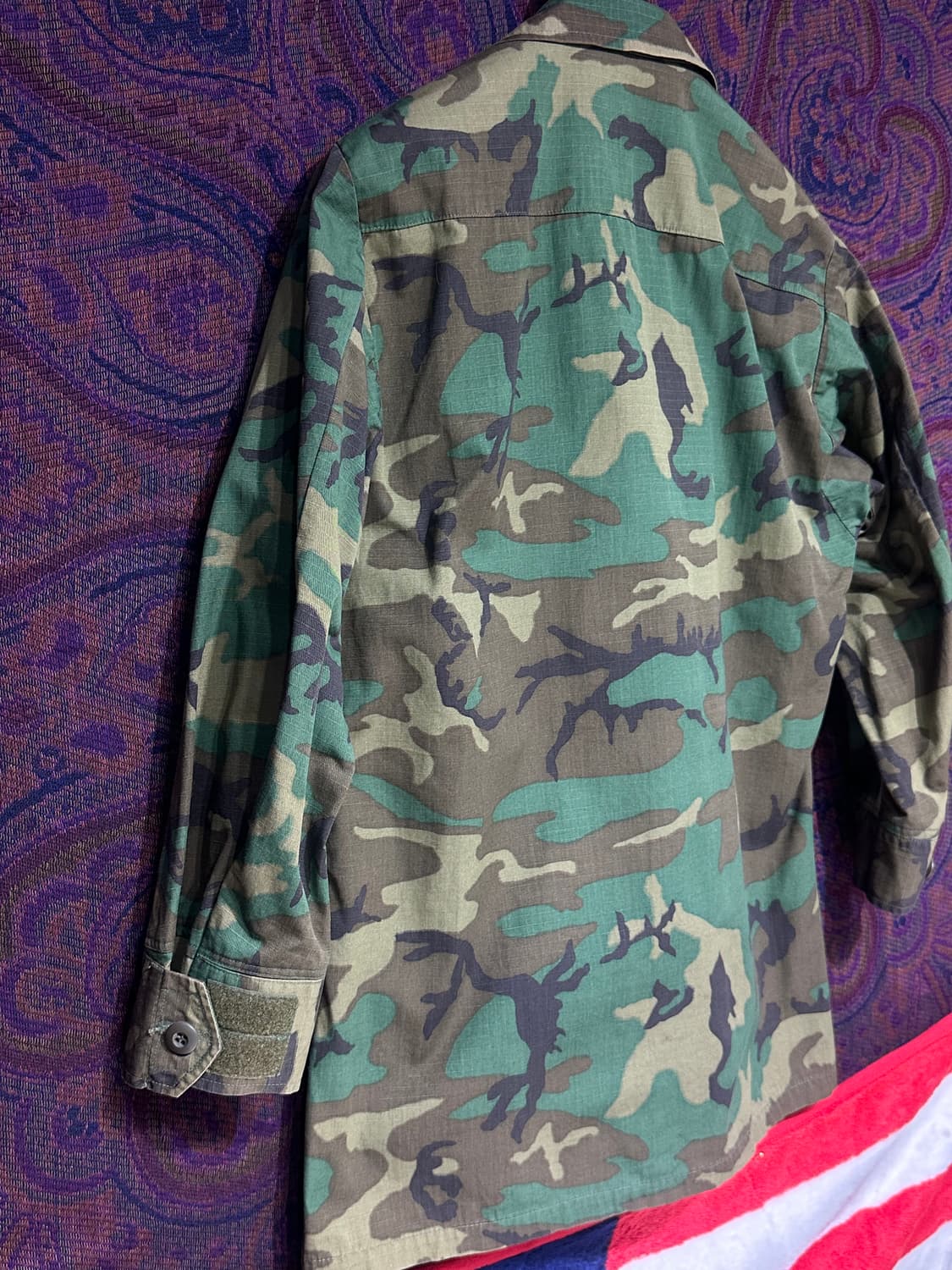 70's 미군 ERDL 베트남전 정글 퍼티그 상품이미지6