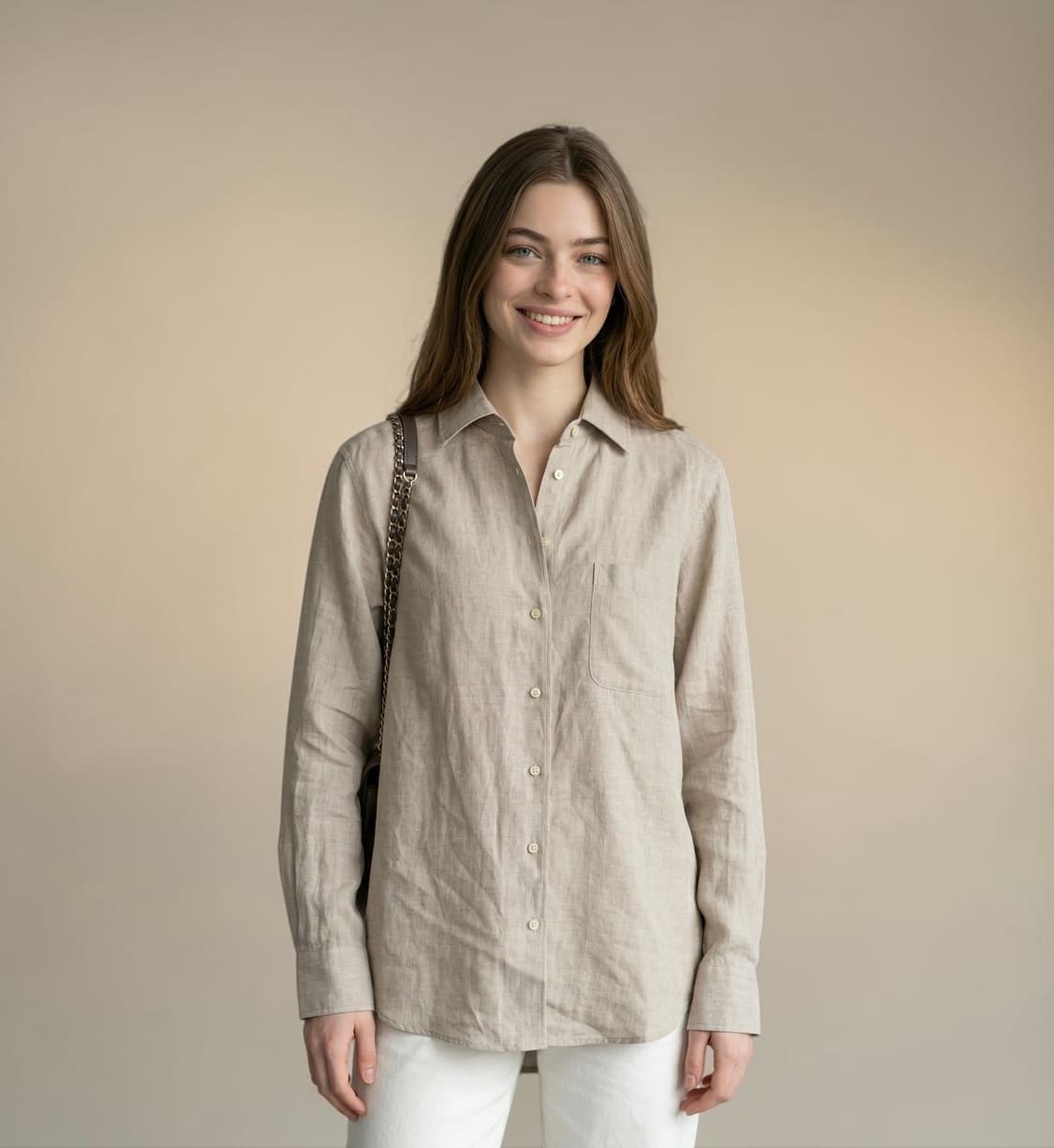 38/ 로로피아나 실크 린넨 셔츠 자켓 상품이미지1