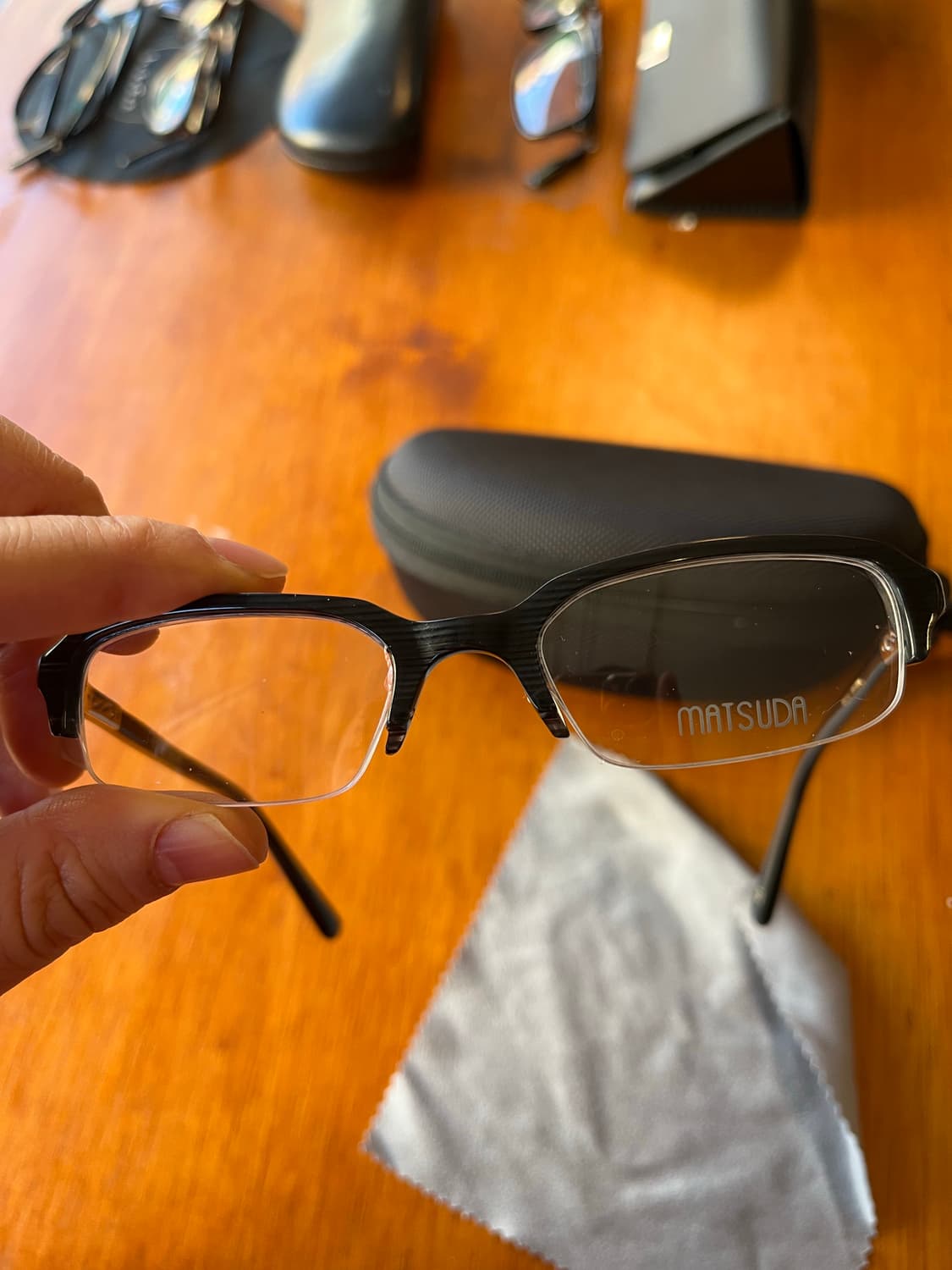 마츠다 반무테 안경 상품이미지8