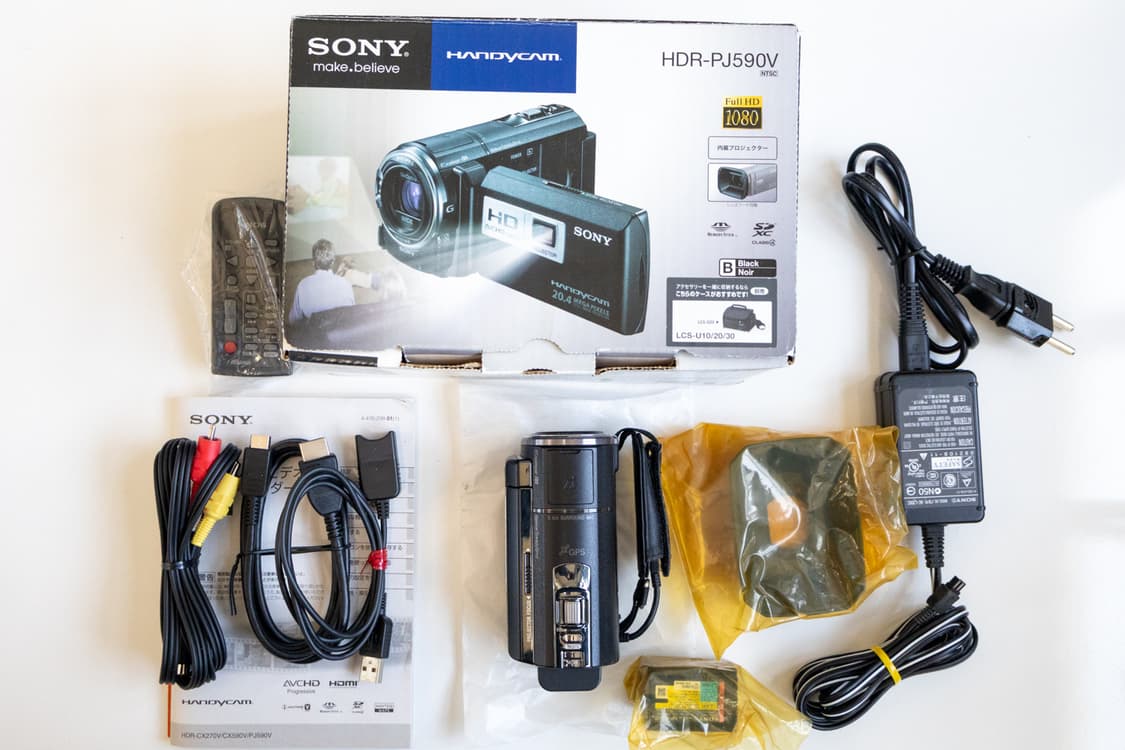 Sony HDR - PJ590V / 빈티지 디지털 캠코더 상품이미지9