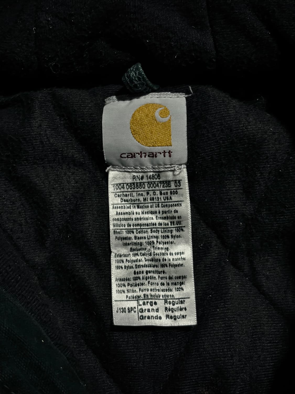 칼하트 액티브 j130 SPC L/R 상품이미지8