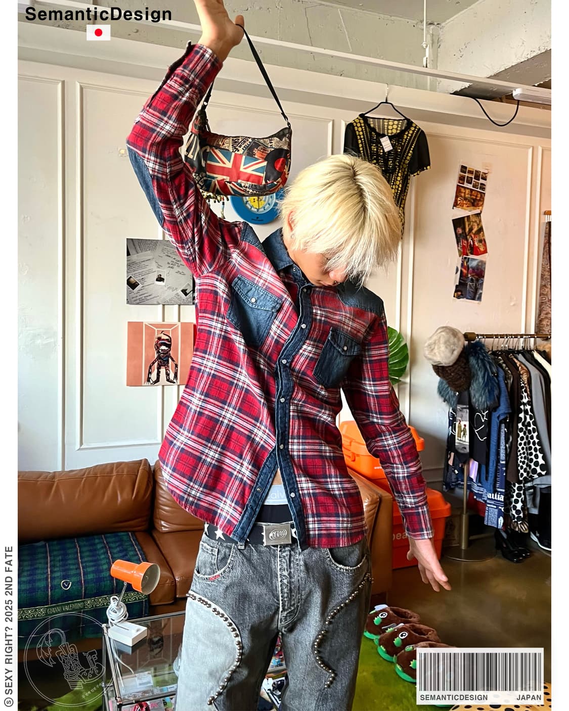 Semanticdesign Denim Docking Check Shirt 상품이미지1