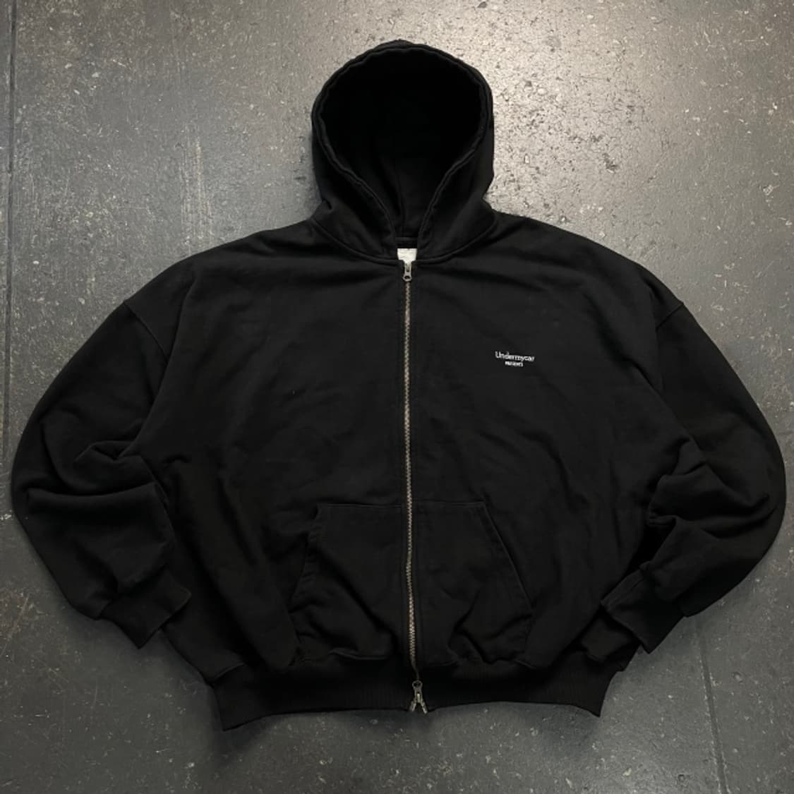 언더마이카 무 11 안티 로고플레이 후드집업  상품이미지1