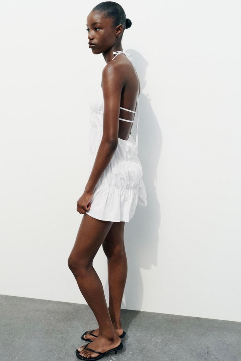 자라 패널 개버딘 원피스 상품이미지2