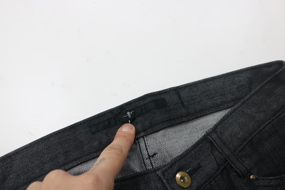 세븐포올맨카인드 빈티지 블랙 데님 부츠컷 팬츠 상품이미지5