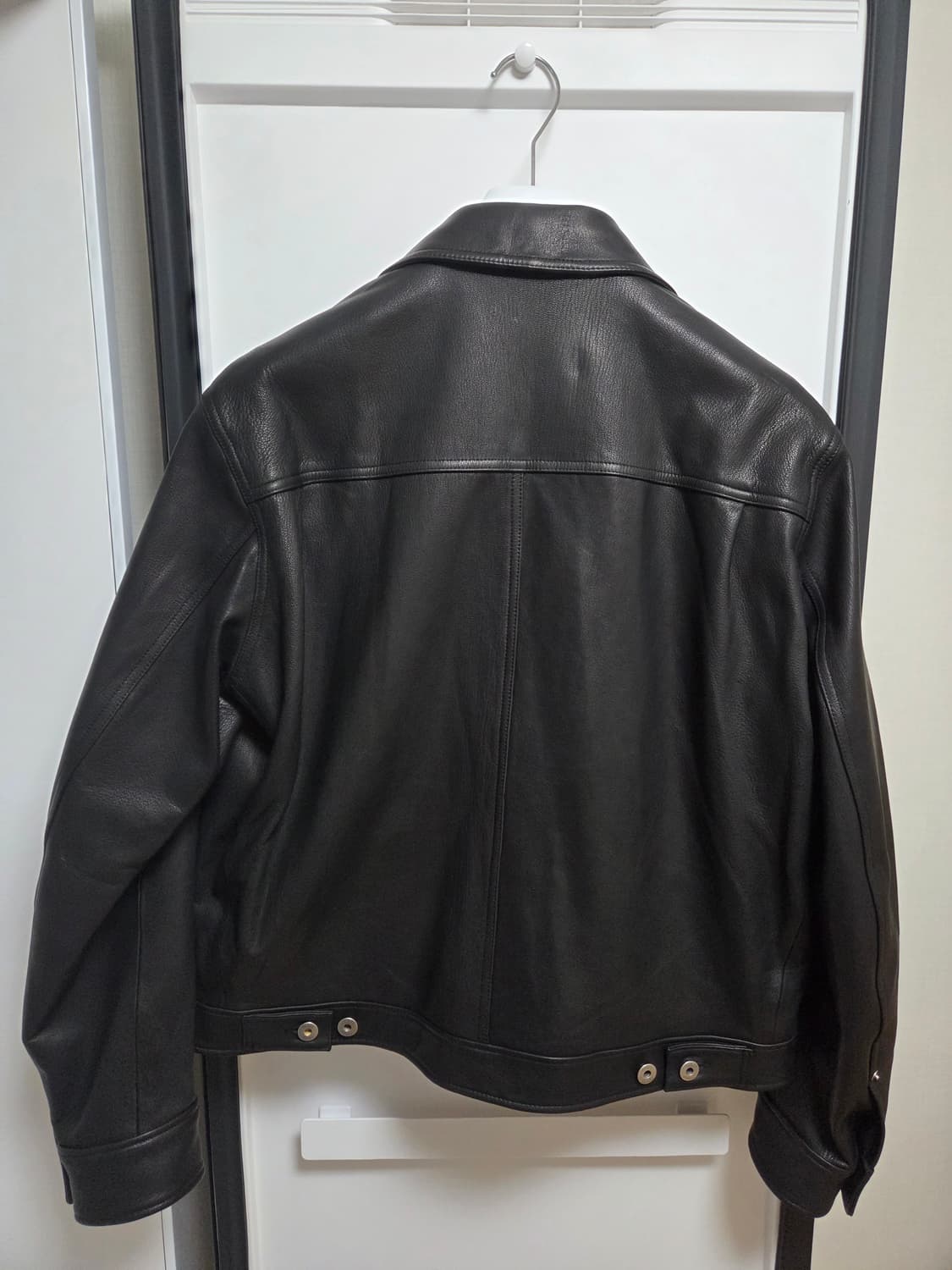 쿠어 램스킨 트러커 자켓 L 상품이미지2