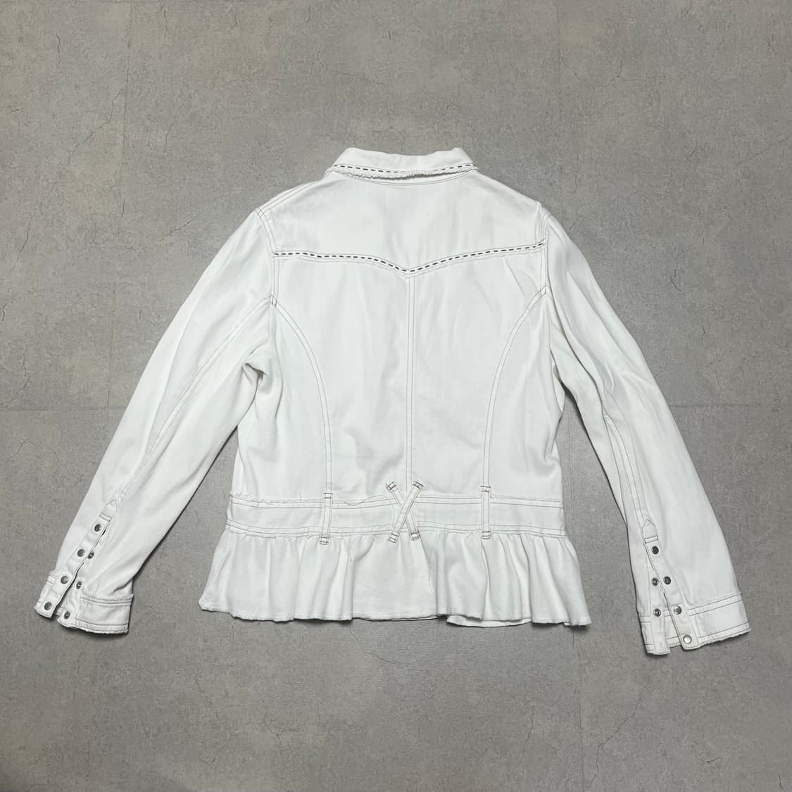 화이트 스티치 자켓 상품이미지3