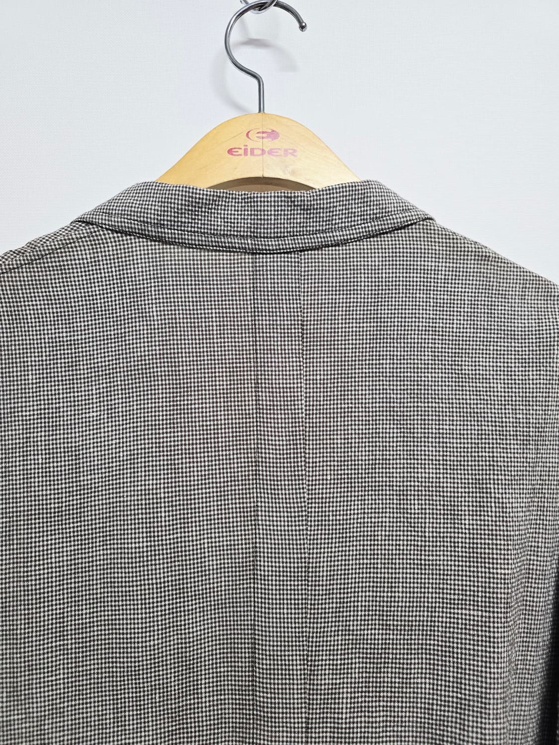 타임 체크 패턴 남성 자켓 모마혼방110 상품이미지5