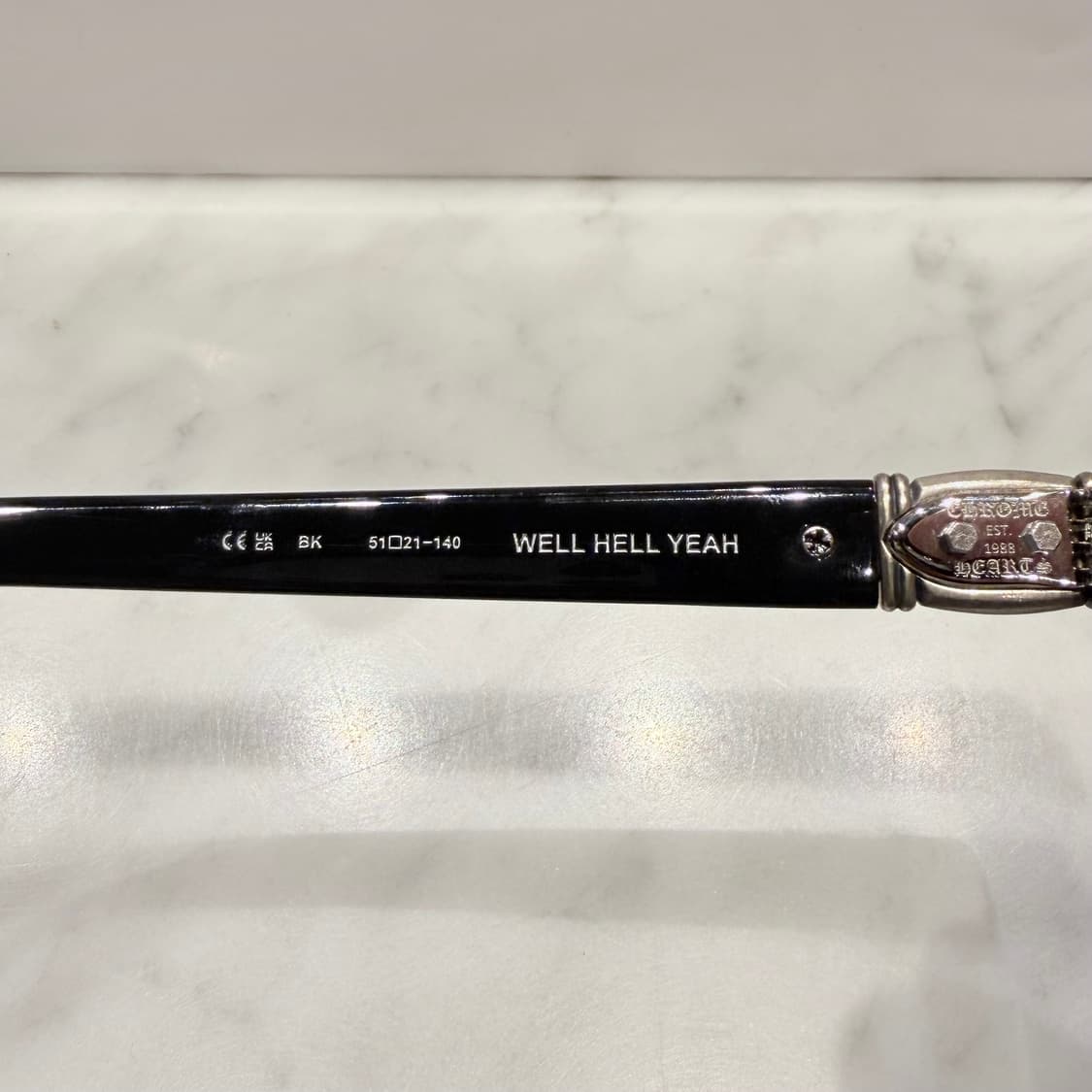 (새상품급) 크롬하츠 웰헬예 유광블랙 실버 (Well Hell Yeah) 상품이미지4