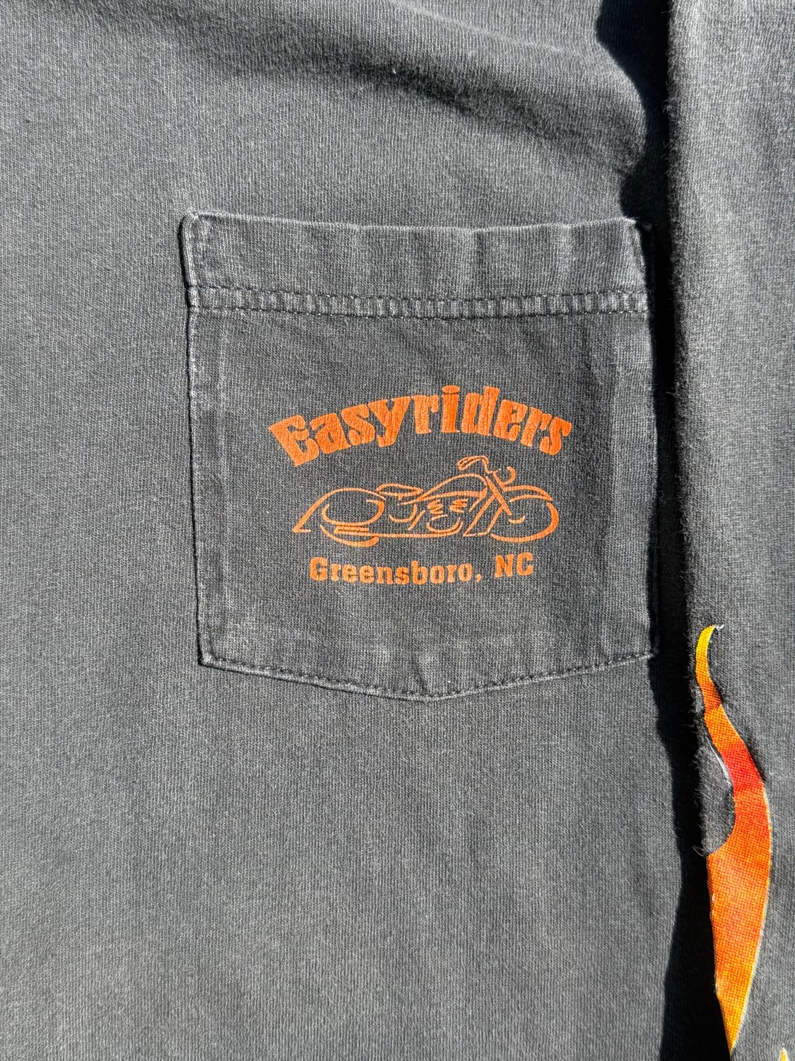 🇺🇸 90s Eagle Flame Biker Long Sleeve 상품이미지5