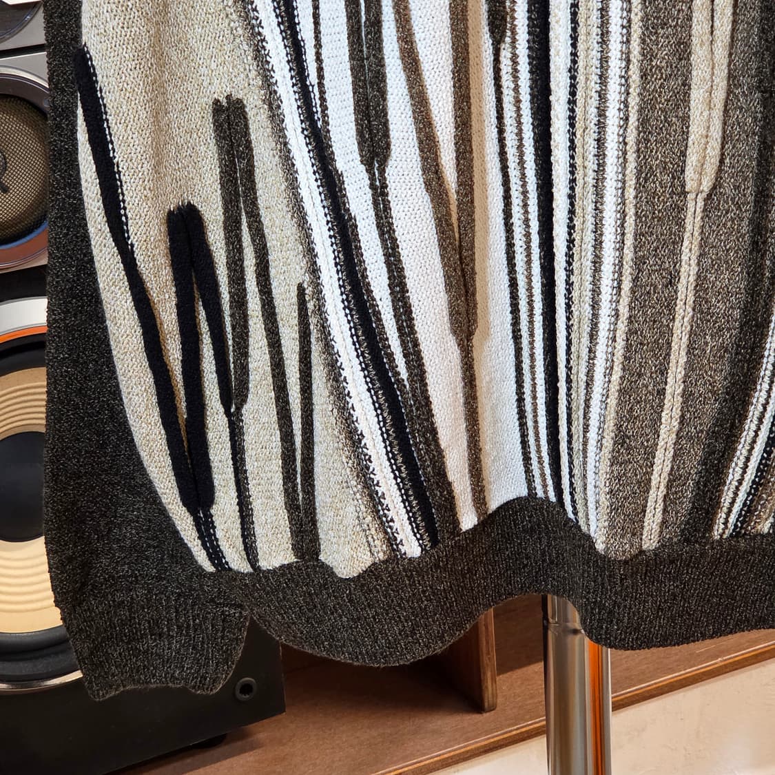 MADE IN USA 브라운 케이블 니트 상품이미지4