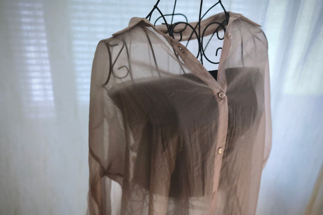 [Japanese vintage] Long Lavender shirt 상품이미지3