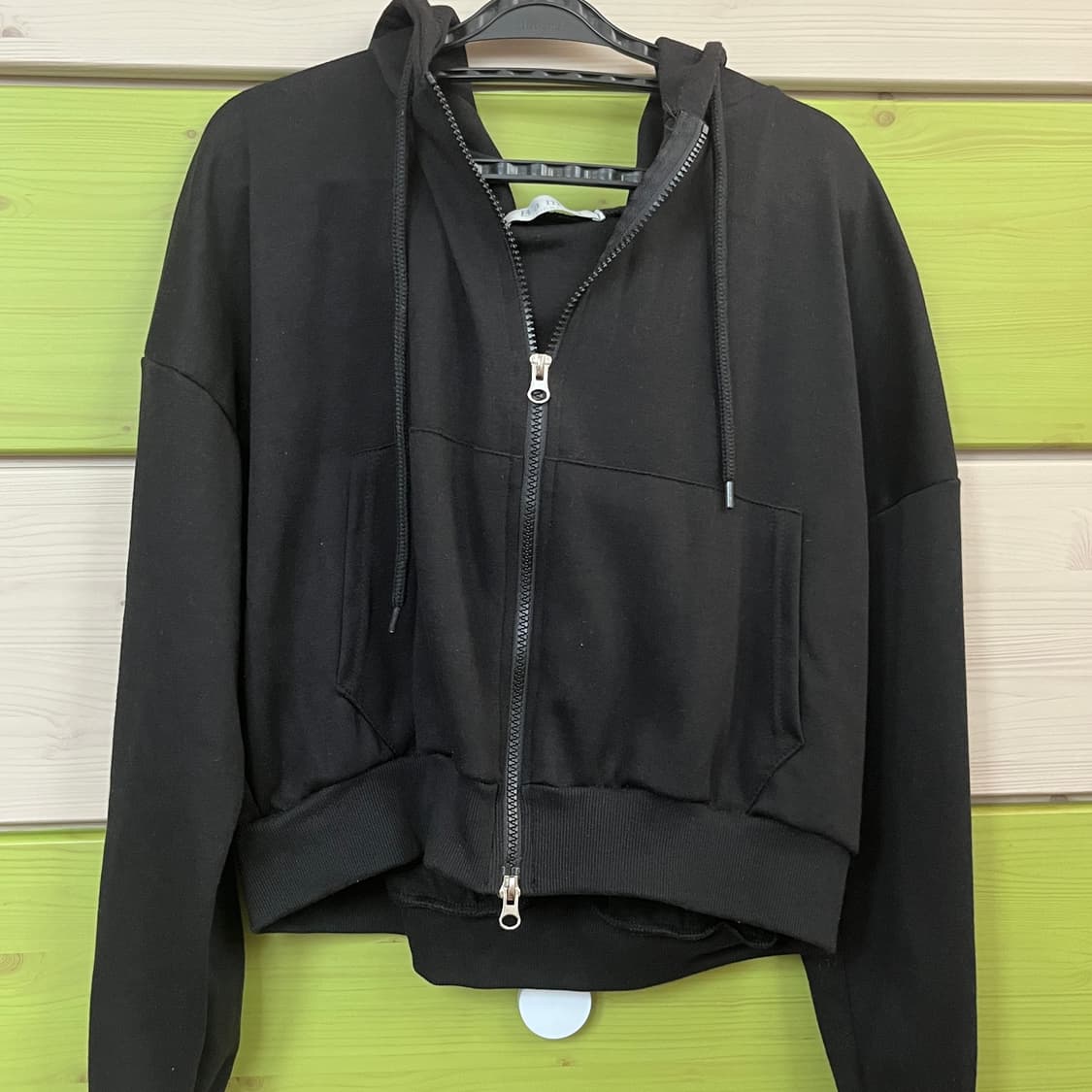 개당&택포) 크롭상의 모음 | 크롭후드집업 크롭자켓 세미 후드티 상품이미지4