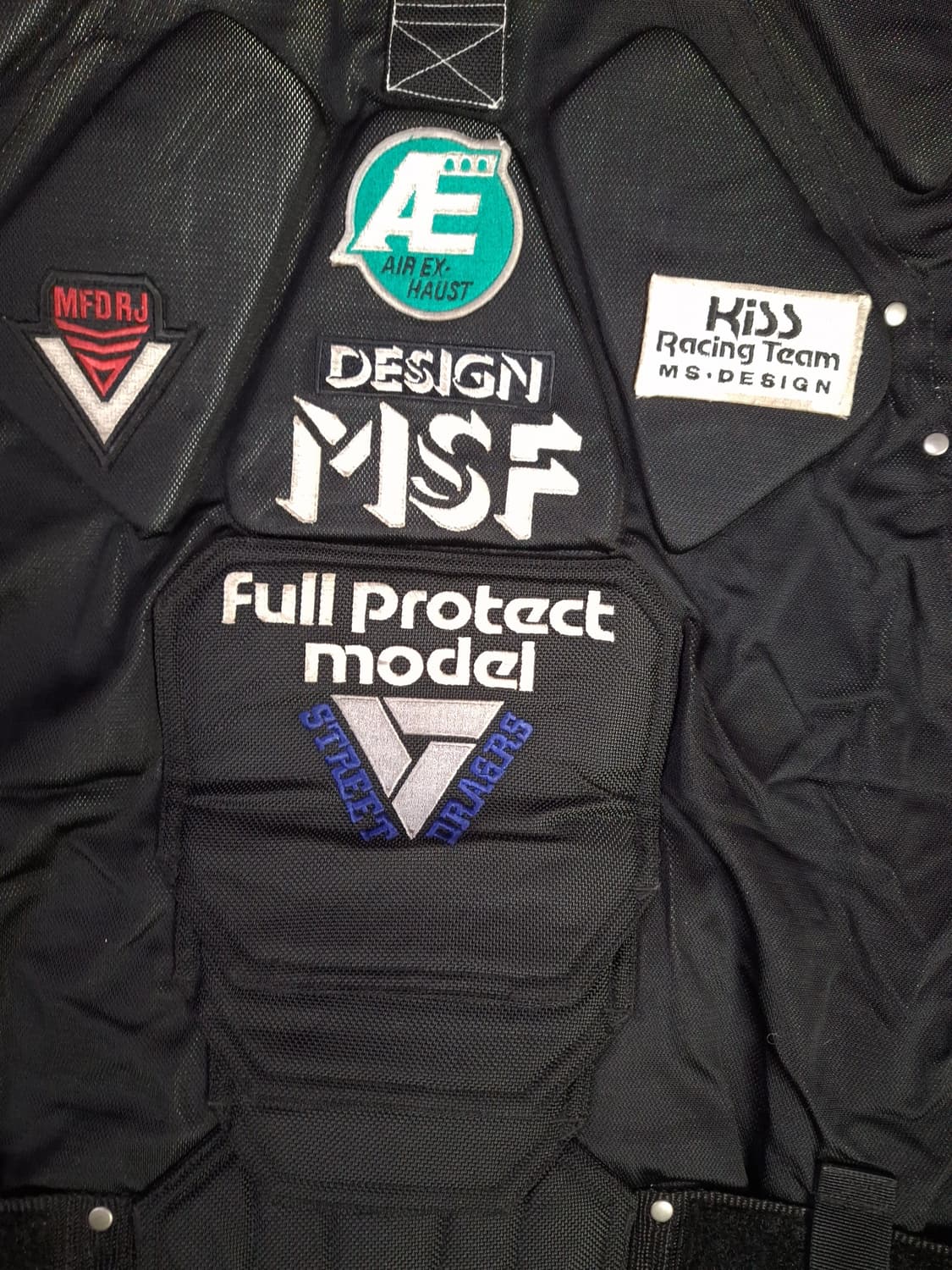 오리지날 90's 일본판 키스 KISS 레이싱 라이더자켓  상품이미지9