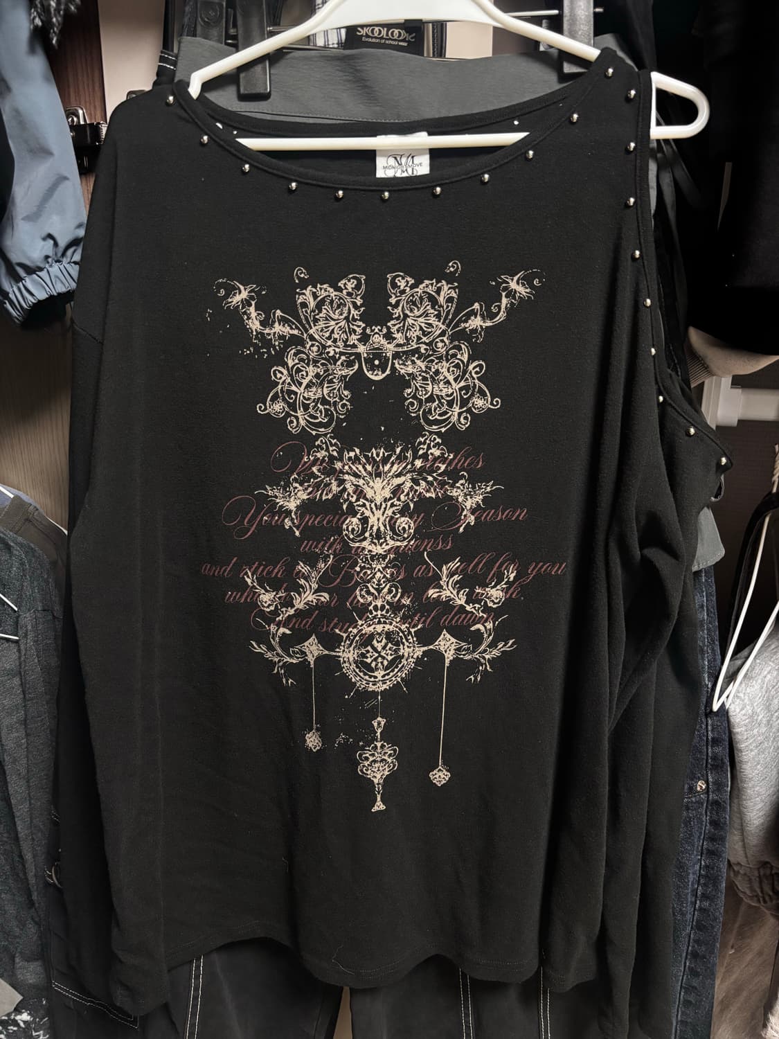 미드나잇 무브 2 hole t (black) 상품이미지2