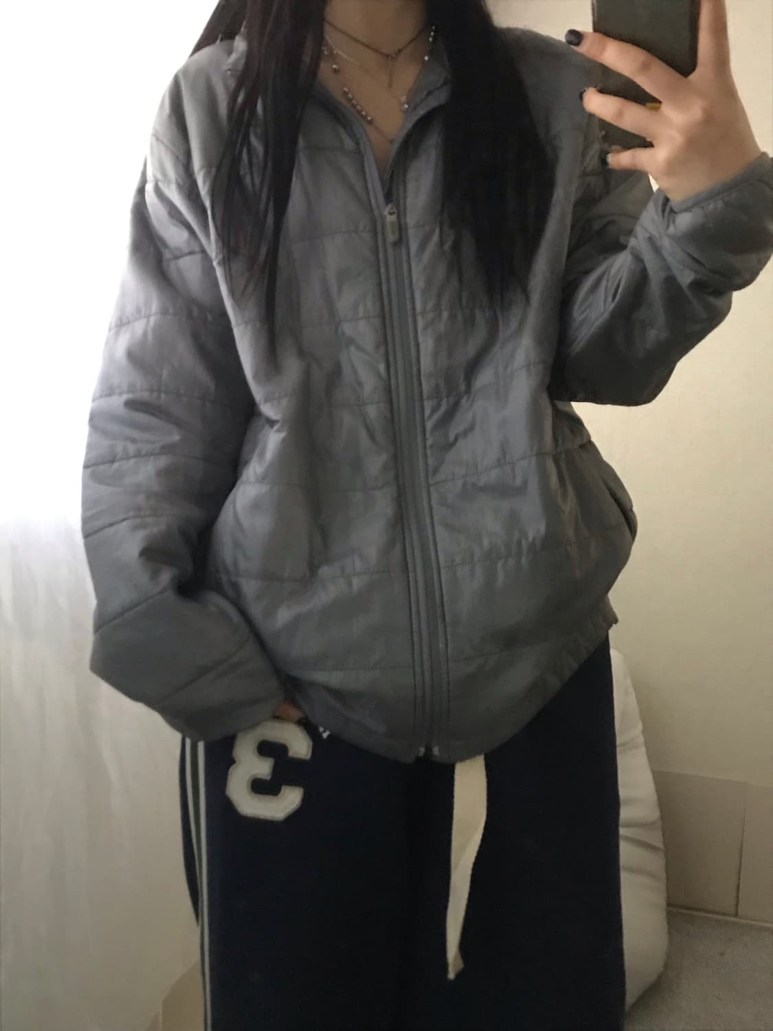 나이키 그레이 경량패딩 상품이미지6