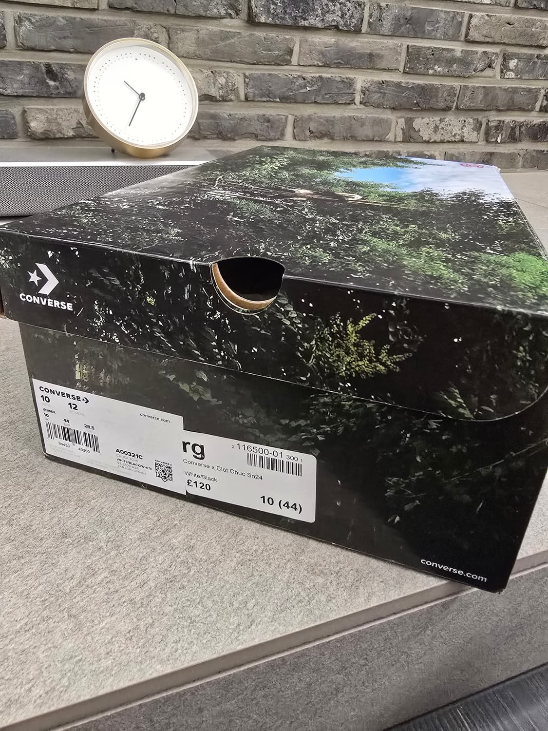 새상품 컨버스 x클랏 콜라보 척70 (판다)285/uk10 상품이미지10