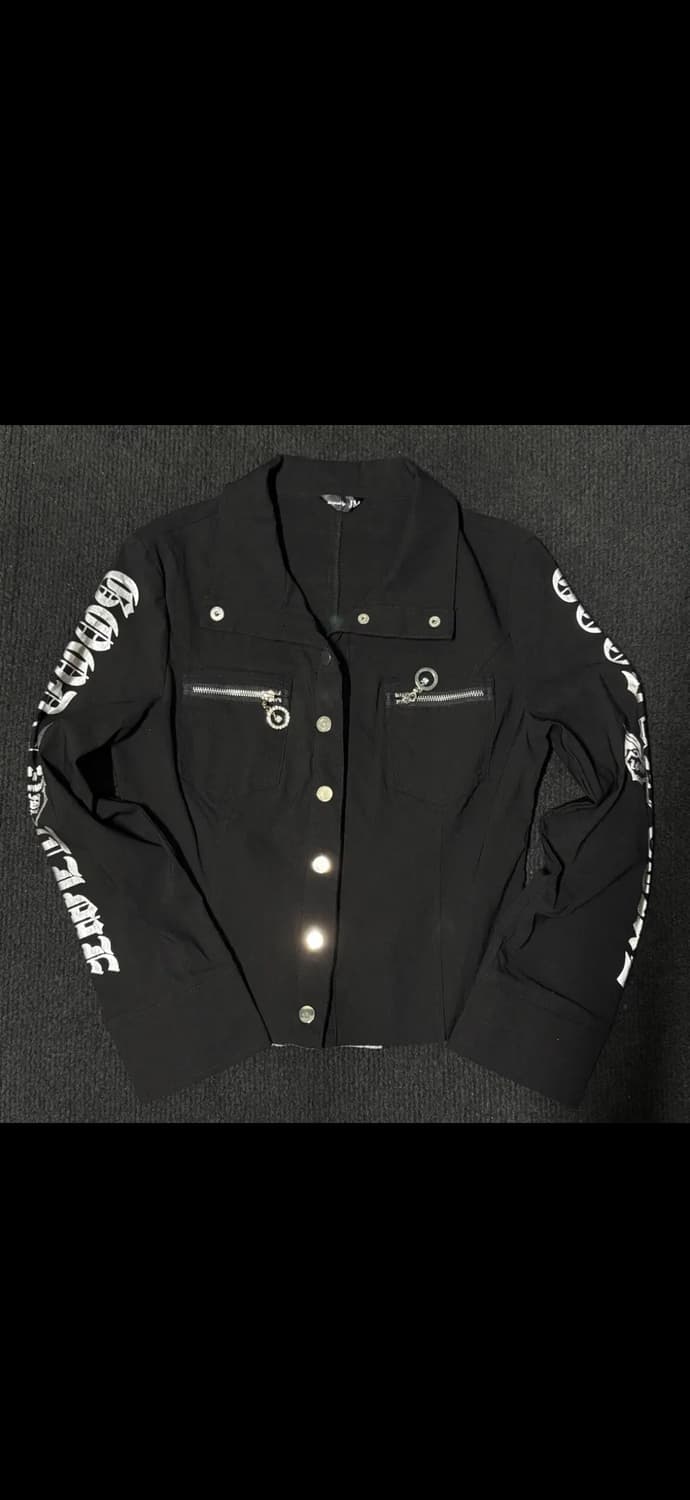 빈티지 와투케 펑크 프린팅 셔츠 자켓 와투케 큐빈 샵오공이 상품이미지3